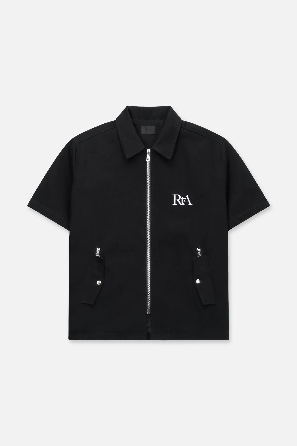 AIDEN SHORT SLEEVE SHIRT | BLACK PARADISE