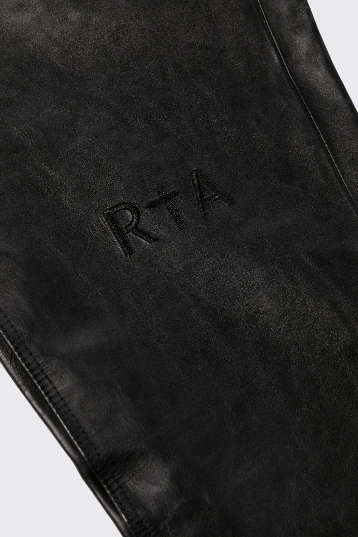 AKIO LEATHER PANT | BLACK - Image 7