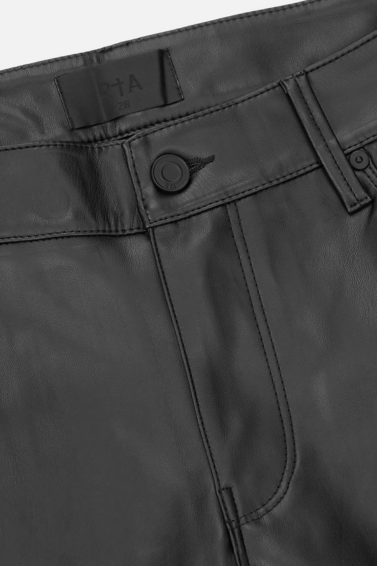 BRYANT FAUX LEATHER SKINNY PANT | LATIN TRIPLE CROSS II - Image 4