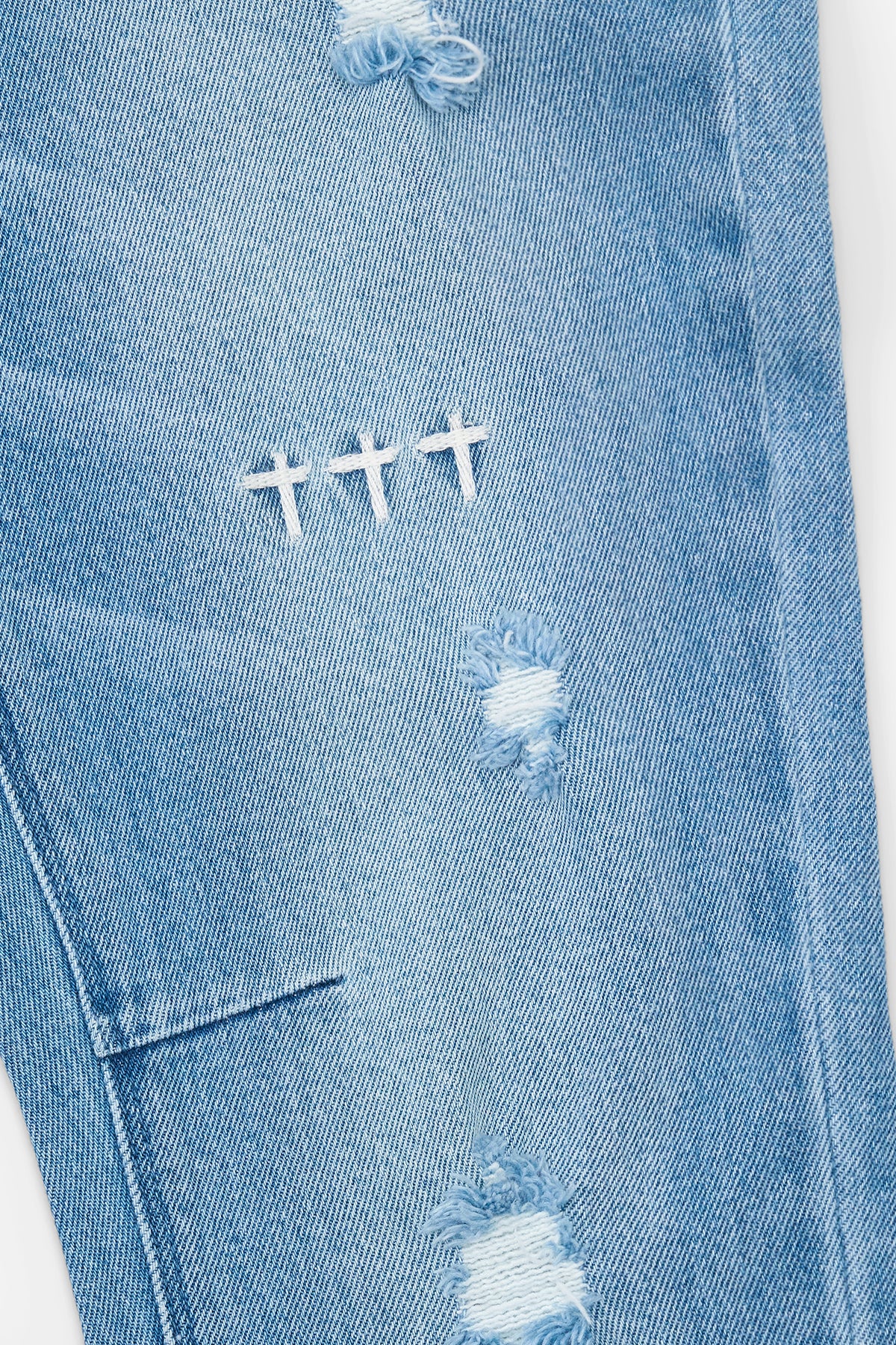 BRYANT SKINNY JEAN | GLACIER BLUE CROSS TRIAD - Image 3