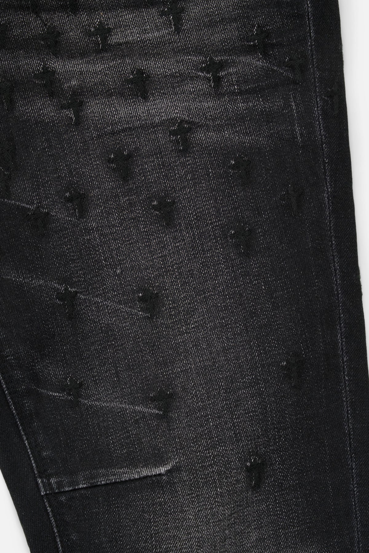 BRYANT SKINNY JEAN | GRAPHITE FADE ALLOVER CROSS - Image 3