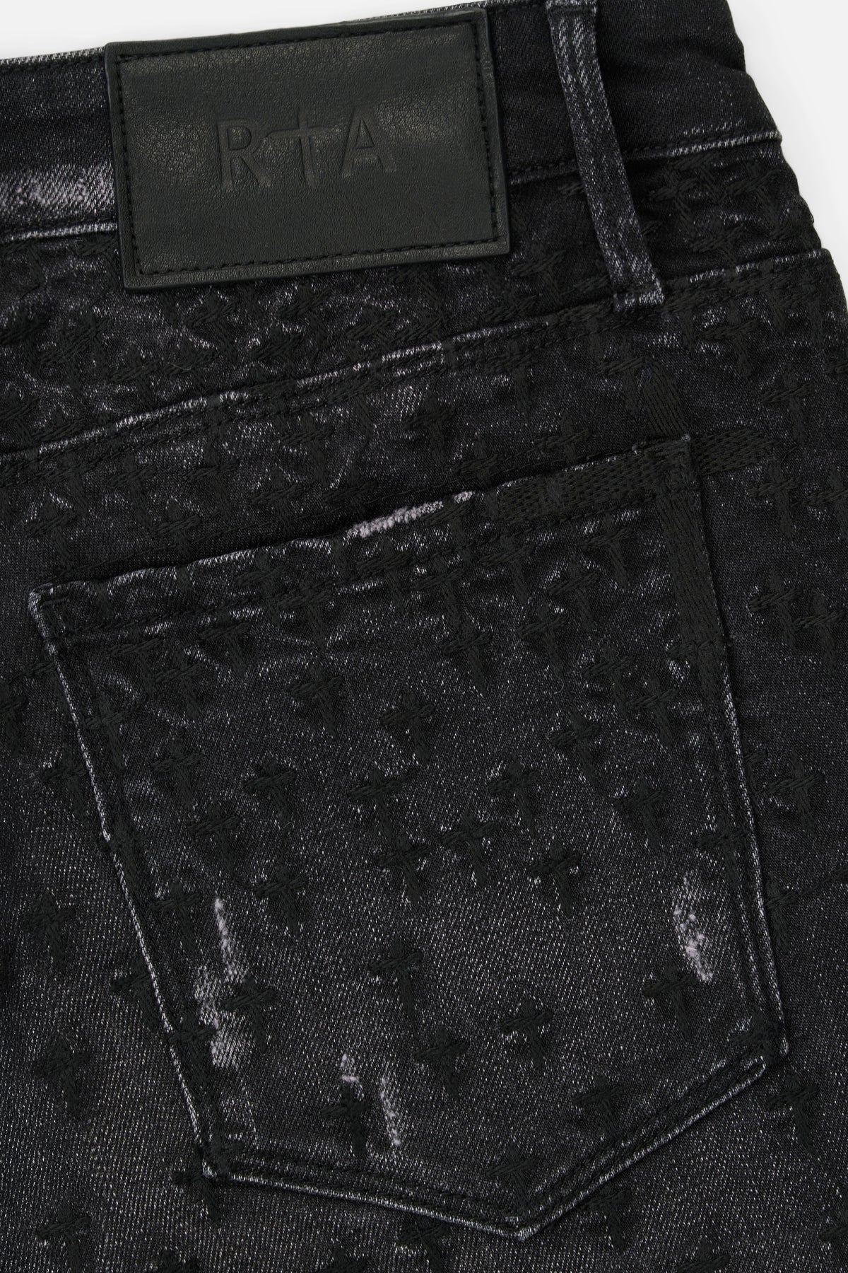 BRYANT SKINNY JEAN | GRAPHITE FADE ALLOVER CROSS - Image 4