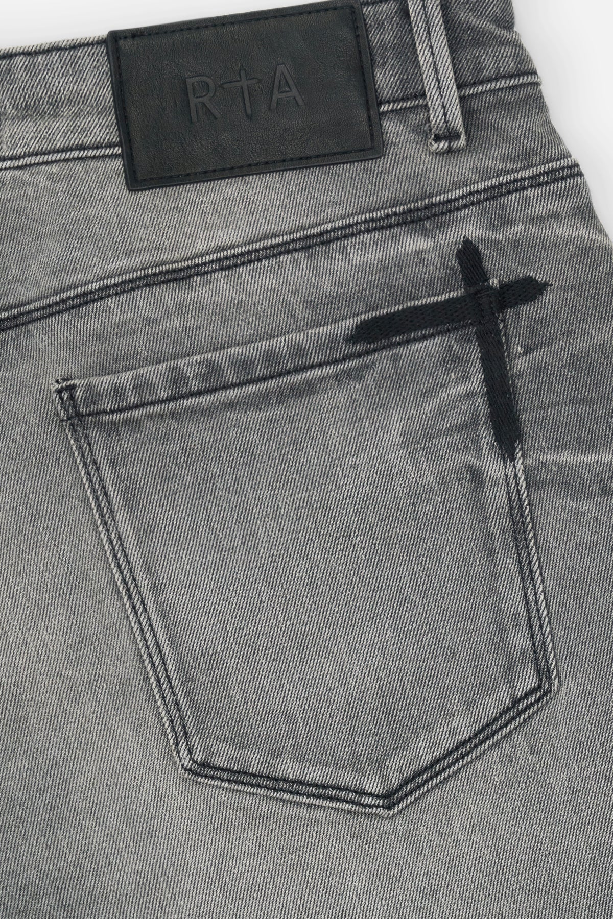 BRYANT SKINNY JEAN | IRON HAZE SIDE CROSS - Image 4