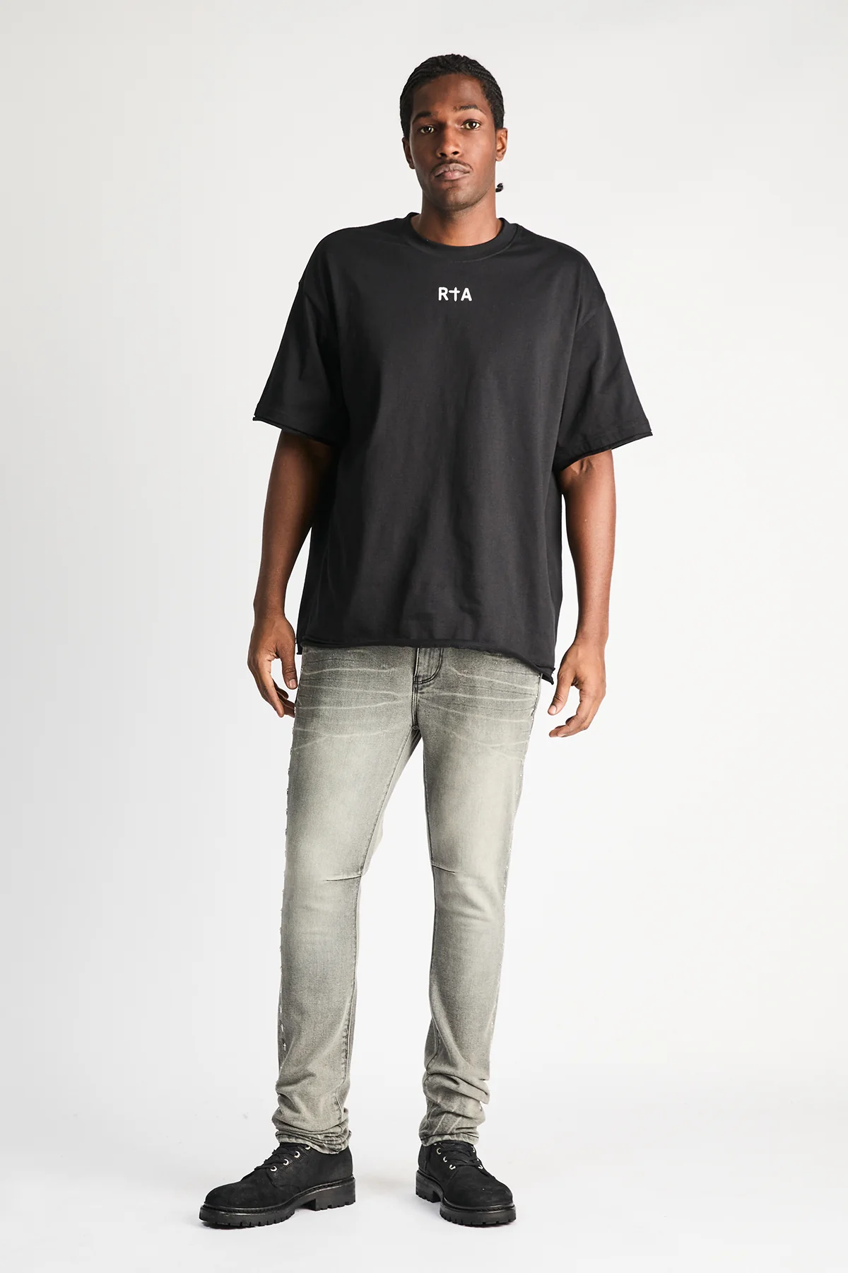 BRYANT SKINNY JEAN | IRON HAZE SIDE CROSS - Image 5