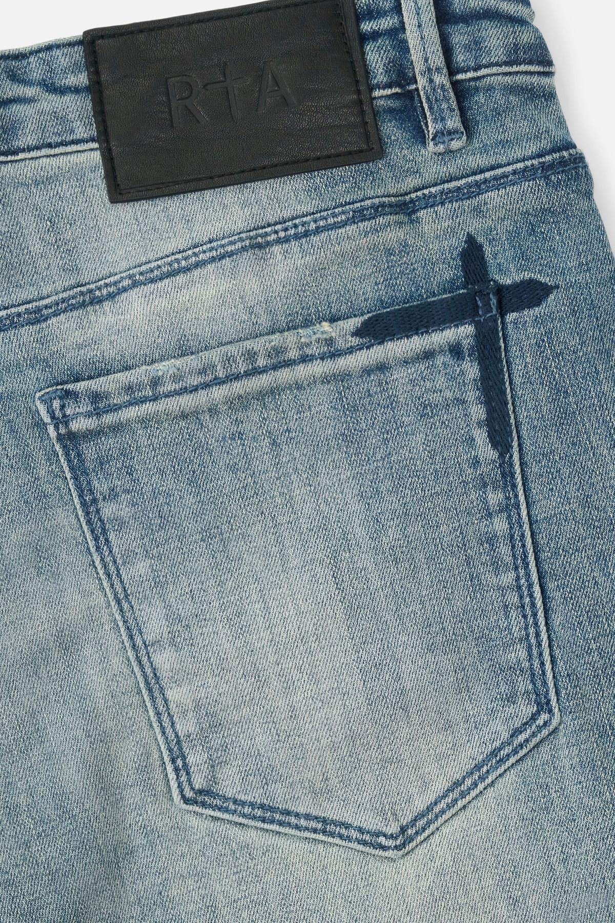 BRYANT SKINNY JEAN | MID BLUE LOGO - Image 4