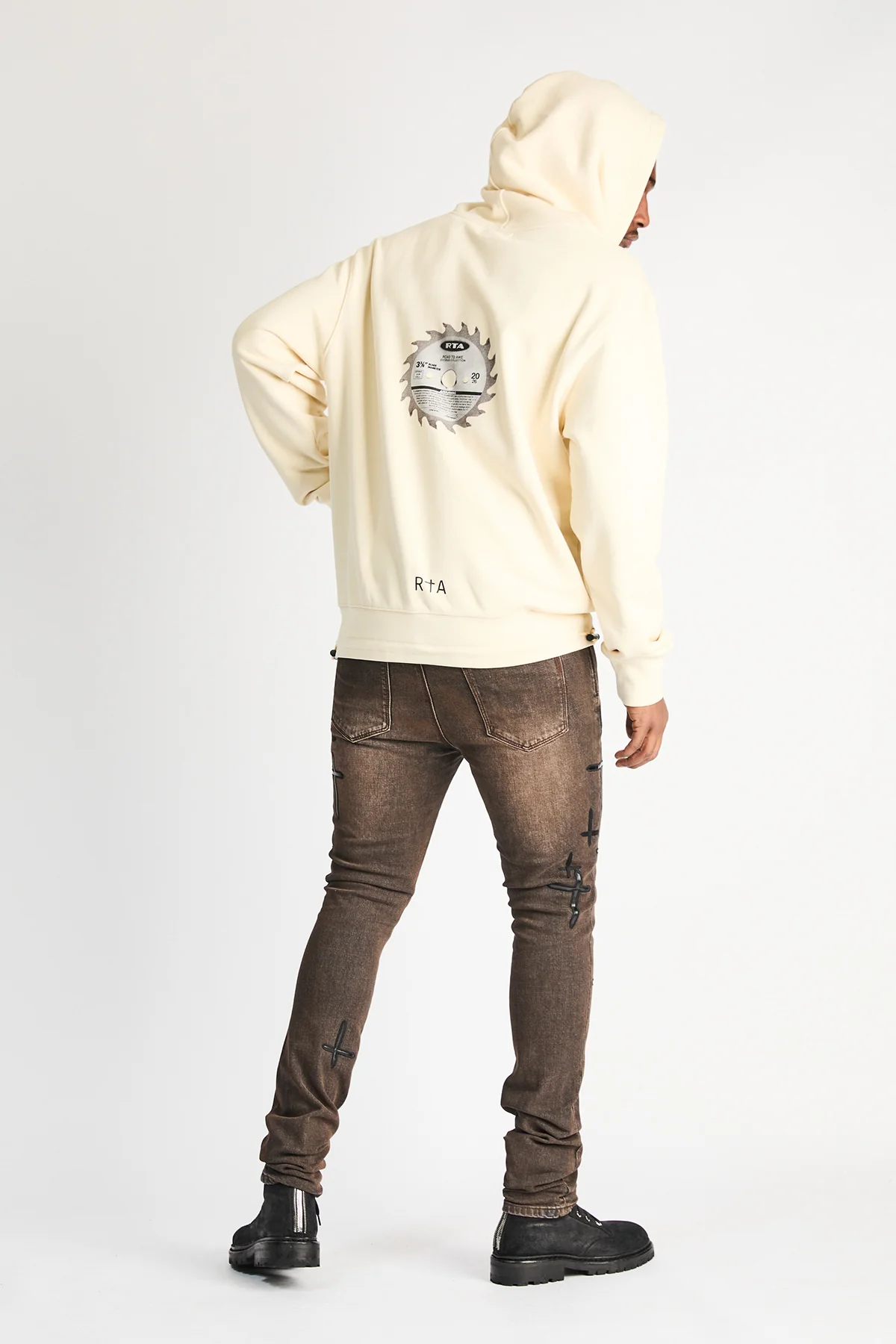 BRYANT SKINNY JEAN | MOCHA DRIFT CROSS PATCH - Image 6