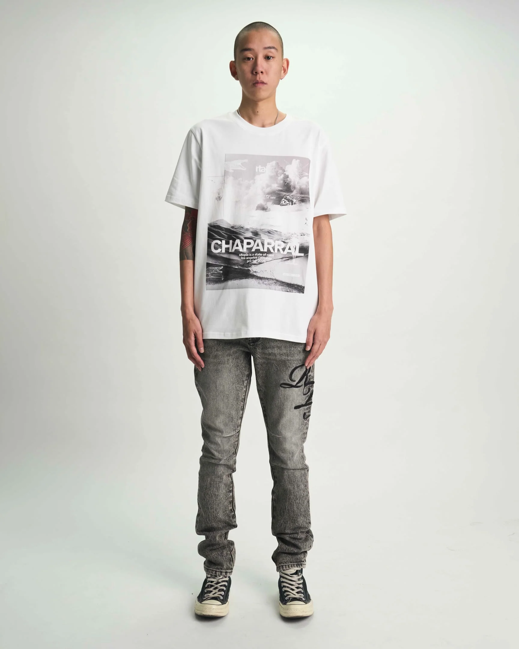 BRYANT SKINNY JEAN | STONE HAZE CURSIVE - Image 5