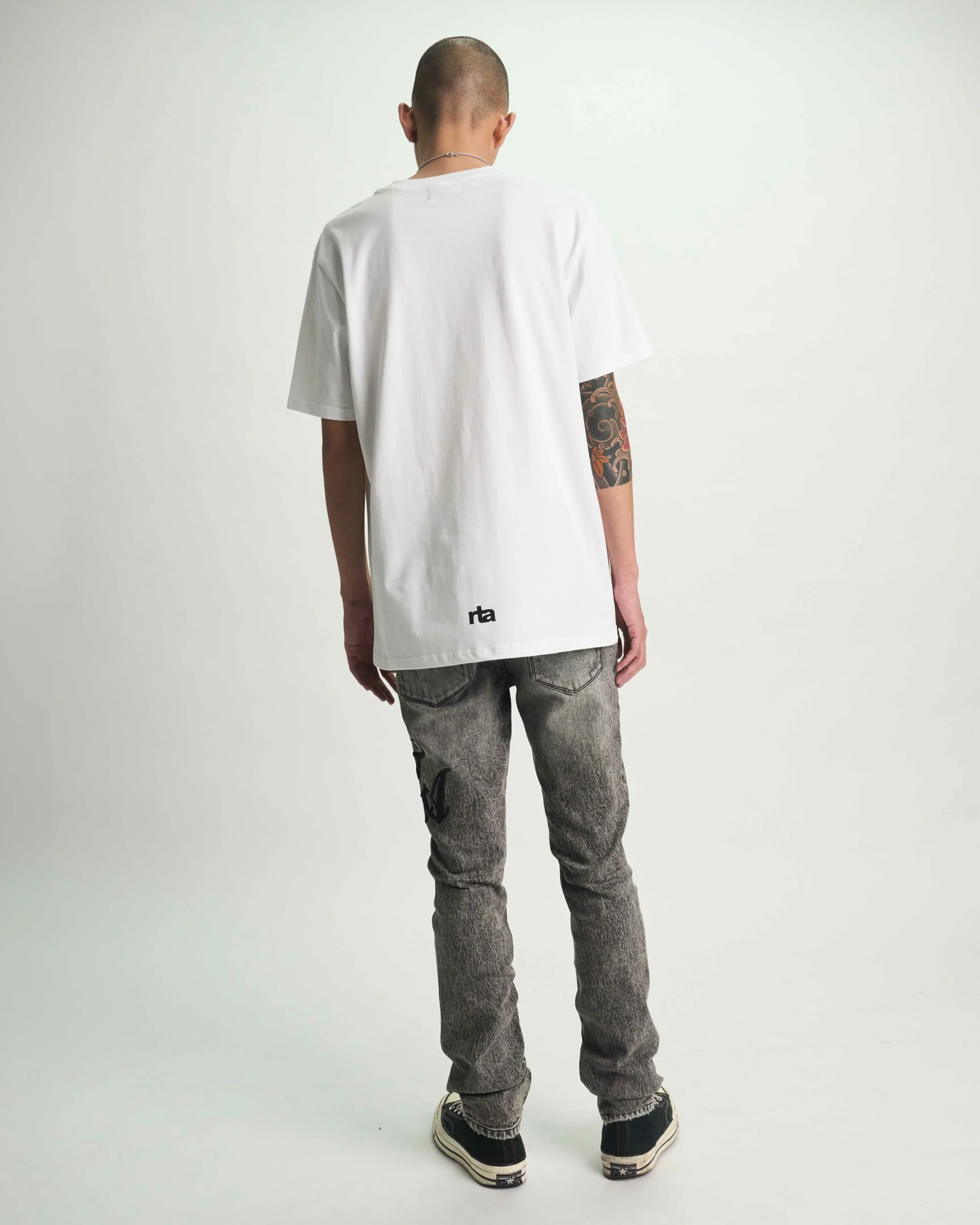 BRYANT SKINNY JEAN | STONE HAZE CURSIVE - Image 6