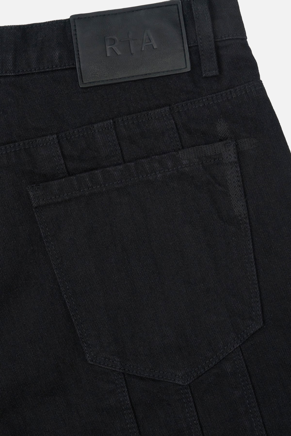 CALEB DENIM SHORT | BLACK - Image 5