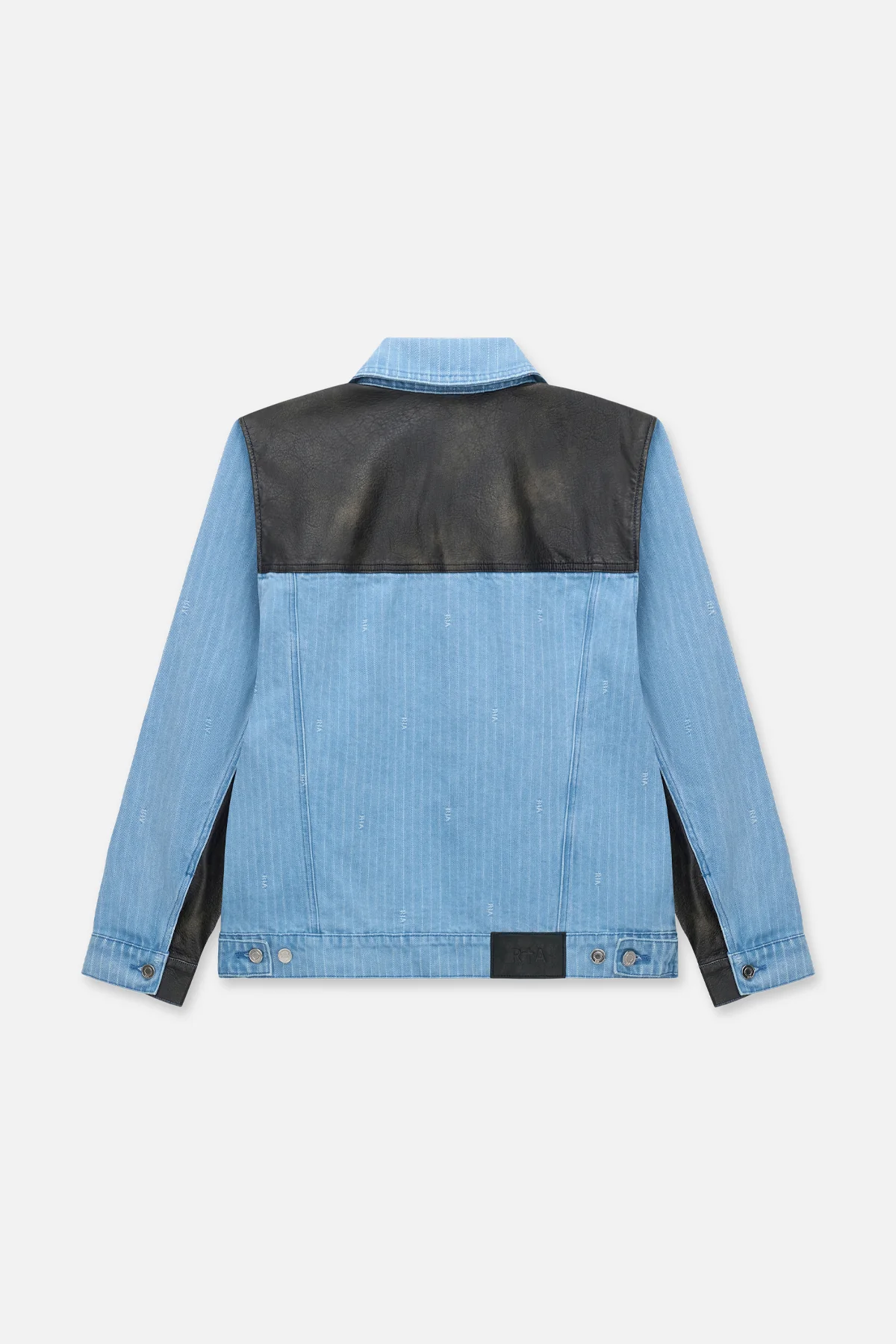 CEDRIC DENIM JACKET | BLUE PINSTRIPE COMBO - Image 3