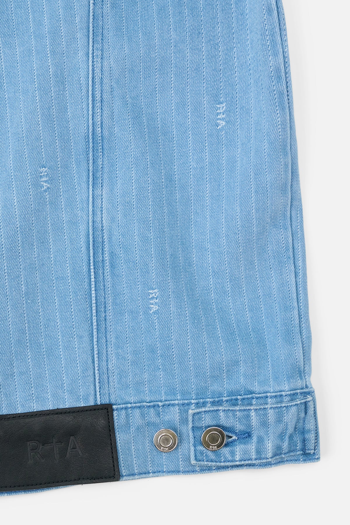 CEDRIC DENIM JACKET | BLUE PINSTRIPE COMBO - Image 5