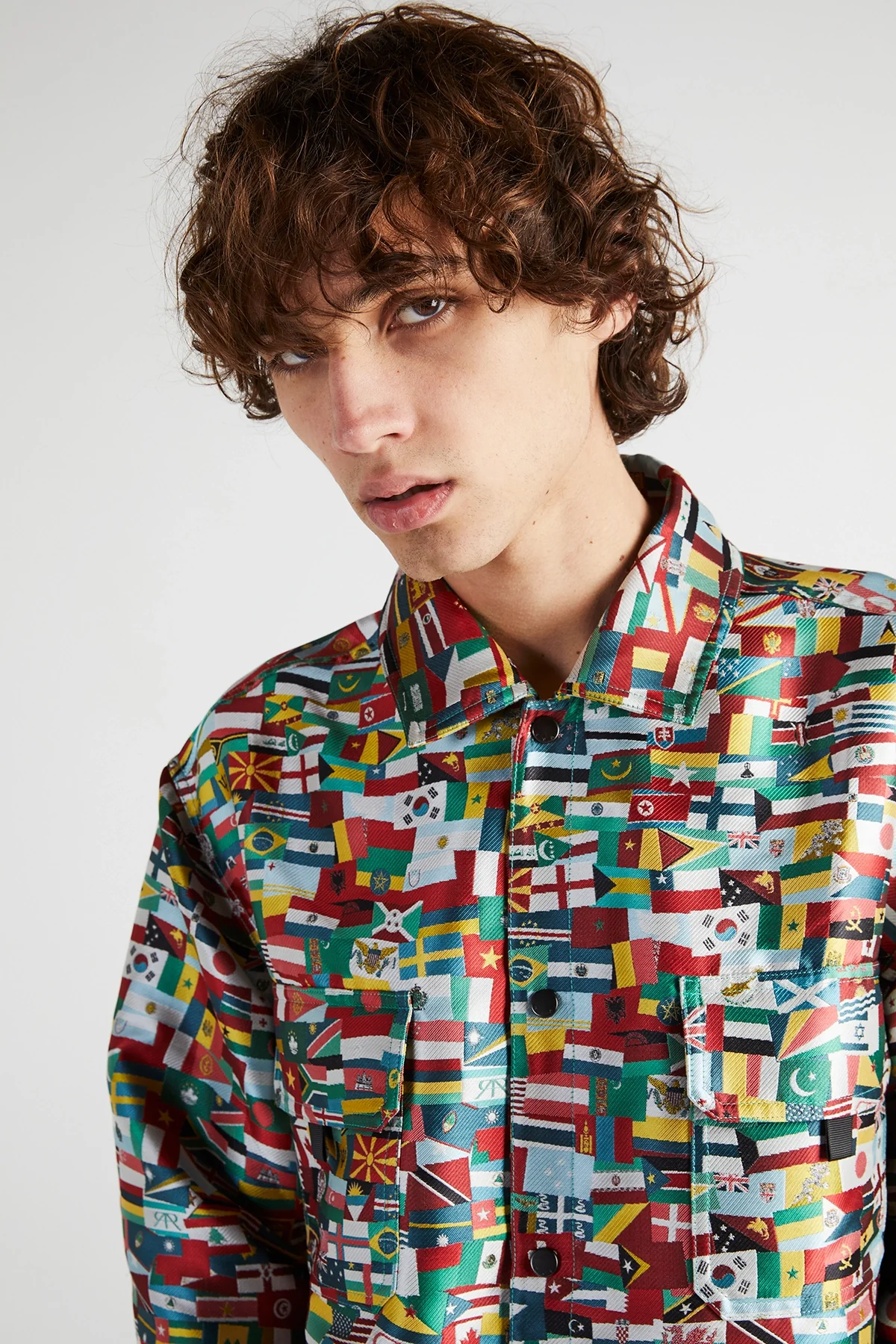 CHEST POCKET SHACKET | NATIONAL FLAGS - Image 3