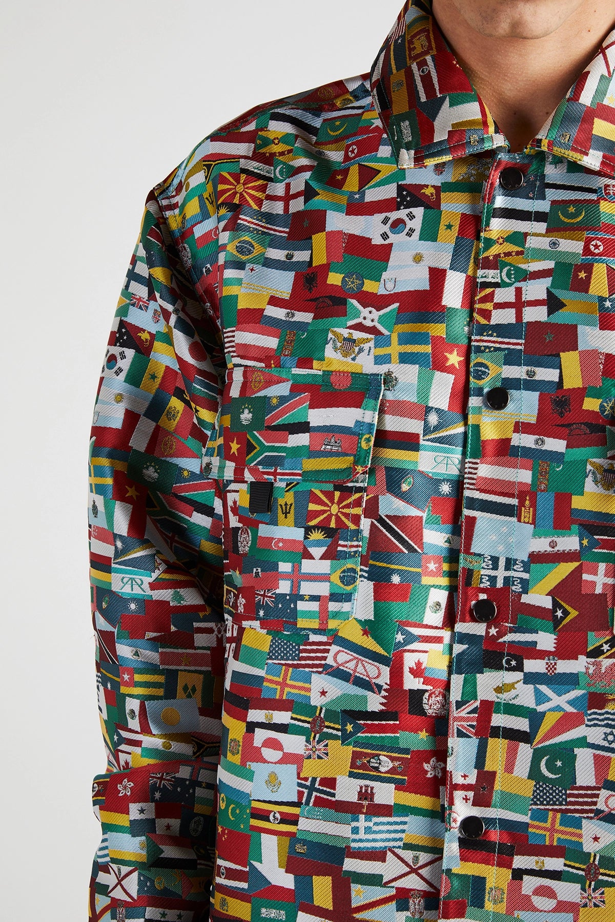 CHEST POCKET SHACKET | NATIONAL FLAGS - Image 6