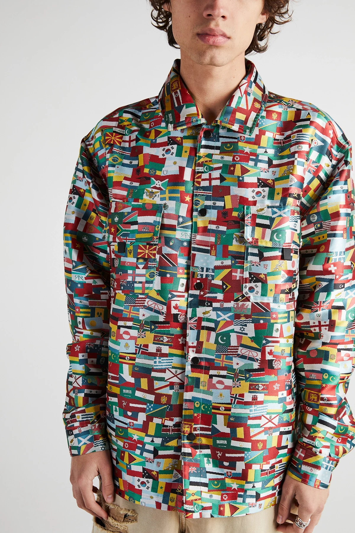 CHEST POCKET SHACKET | NATIONAL FLAGS - Image 7