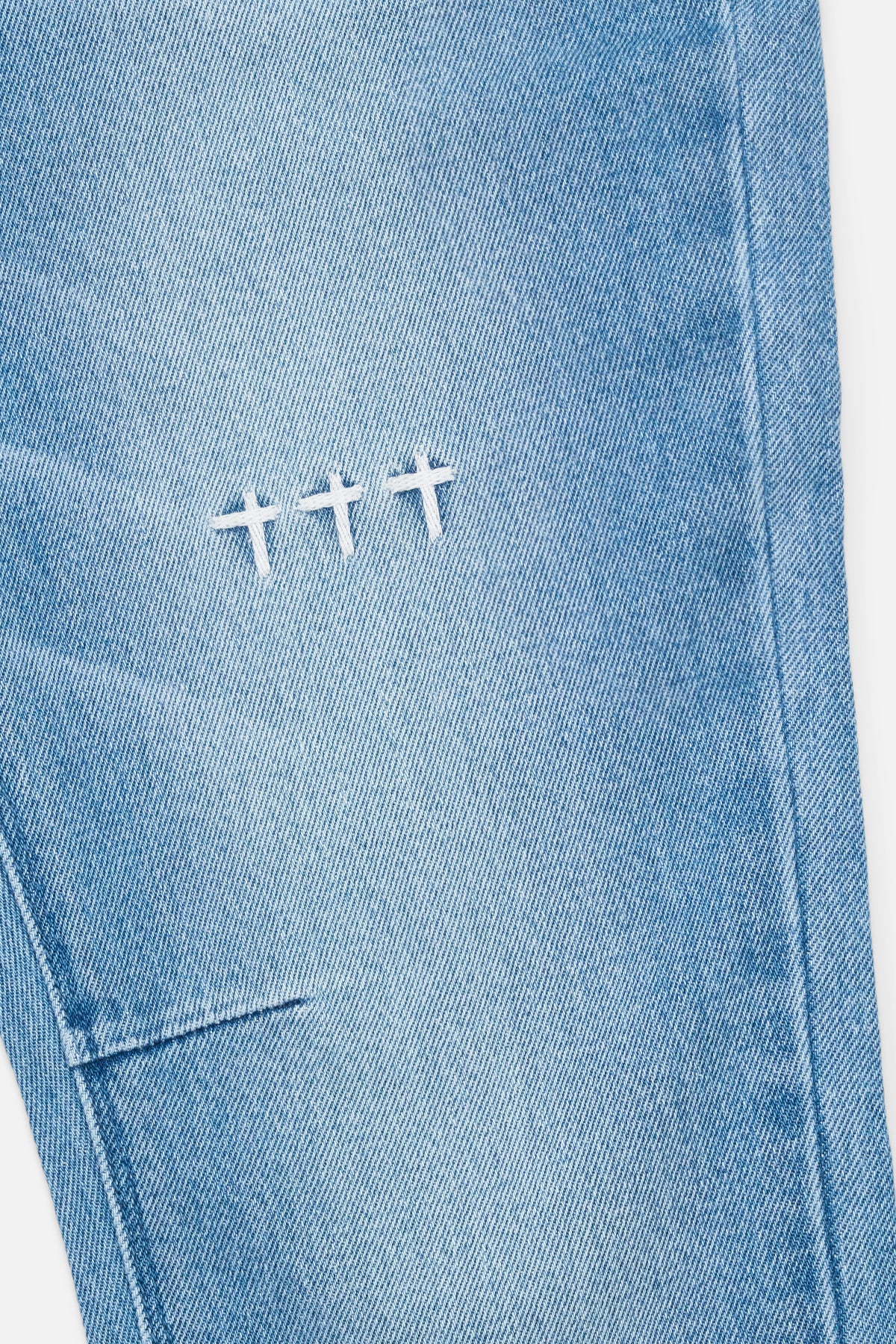 CLAYTON SKINNY JEAN | GLACIER BLUE CROSS TRIAD - Image 3