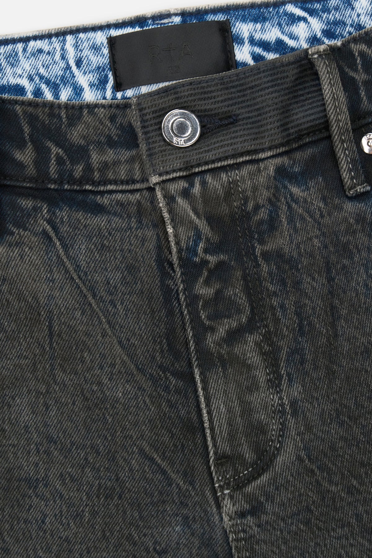 CLAYTON SKINNY JEAN | GREY WAX COATED BLUE - Image 3