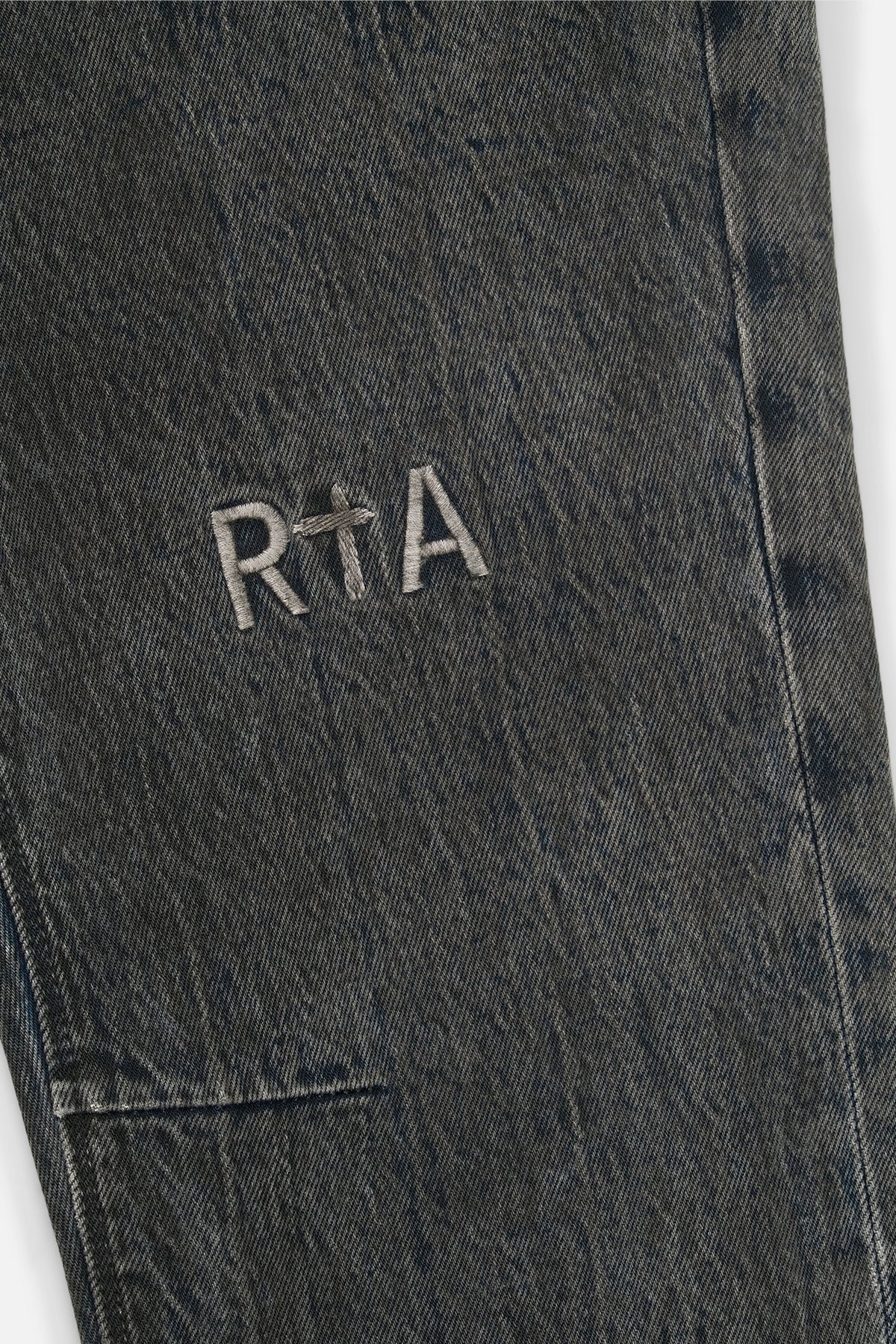 CLAYTON SKINNY JEAN | GREY WAX COATED BLUE - Image 5