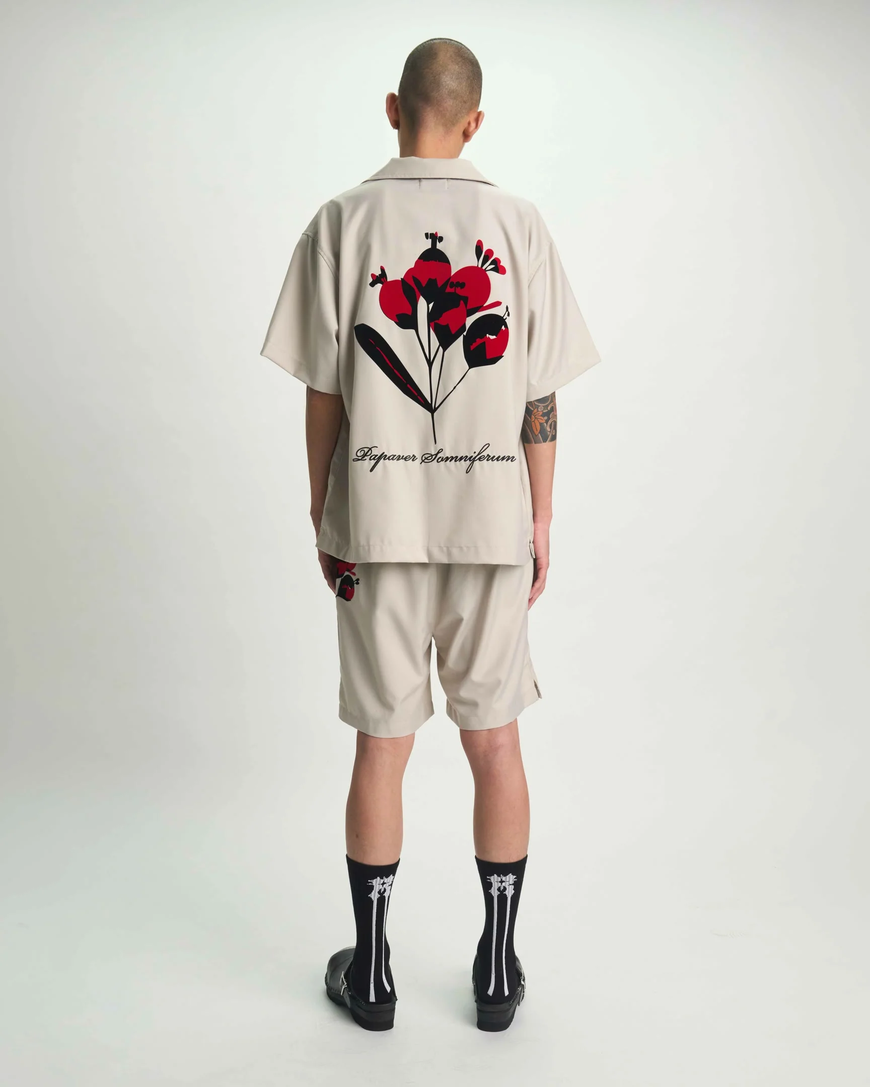 CLYDE SHORT | BEIGE POPPY - Image 2