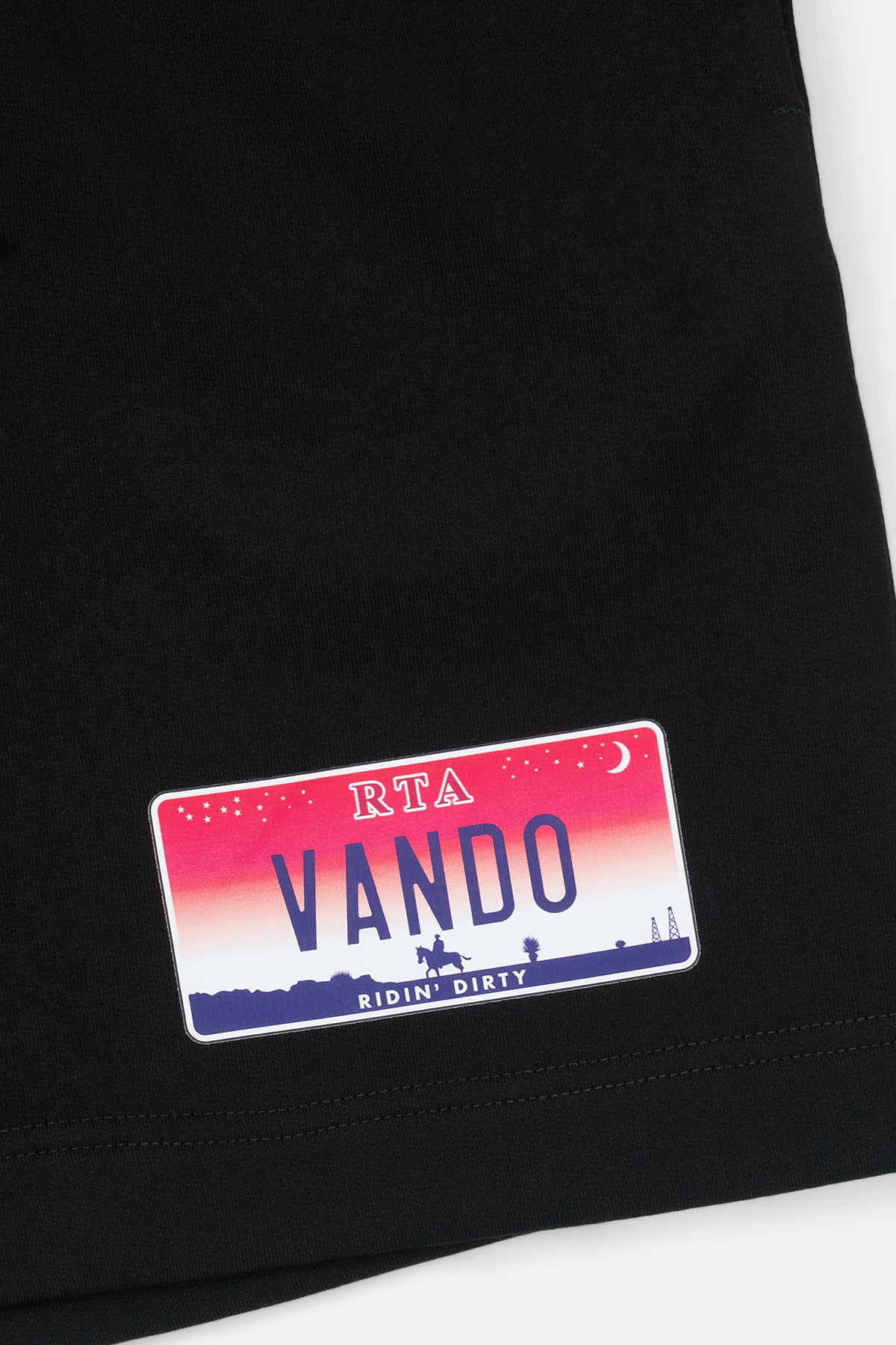 CLYDE SHORT | BLACK LICENSE PLATE - Image 6