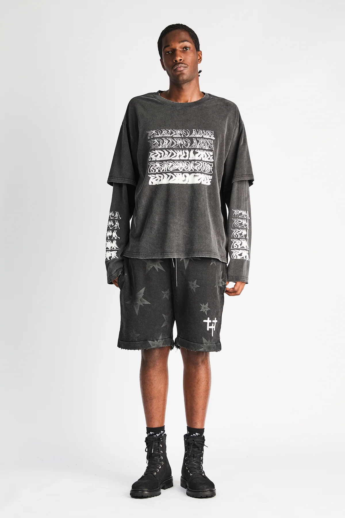 CLYDE SHORT | BLACK SMOKY STARS - Image 6