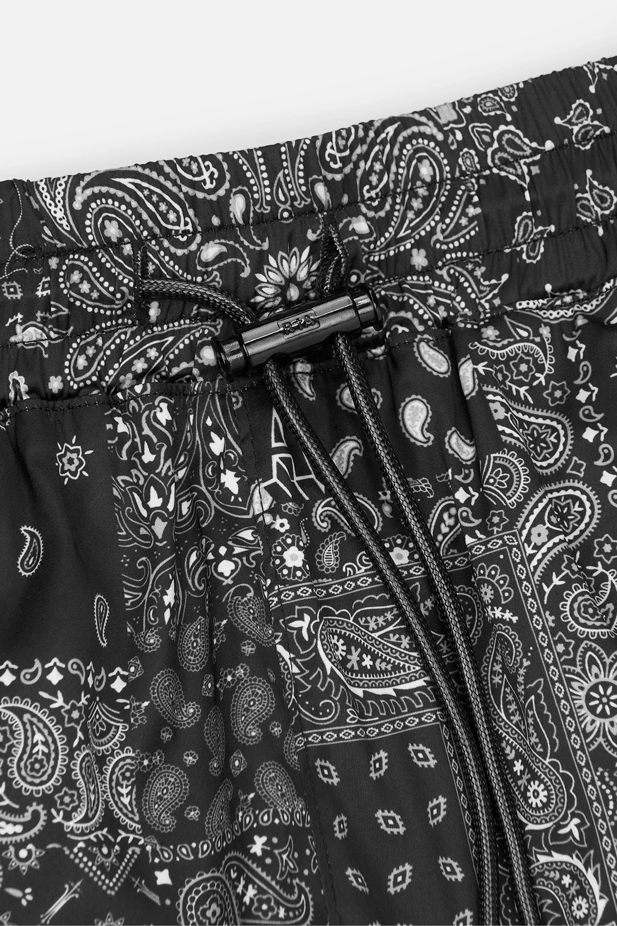 CLYDE SWIM SHORT | BLACK WHITE RTA BANDANA - Image 3