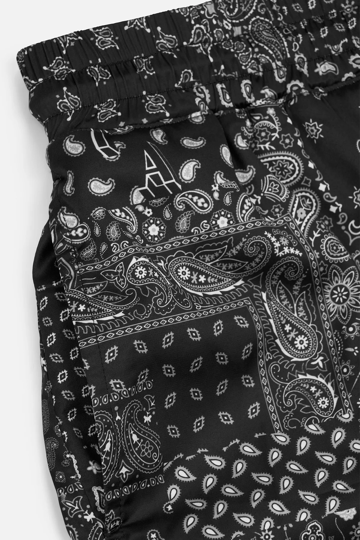CLYDE SWIM SHORT | BLACK WHITE RTA BANDANA - Image 4