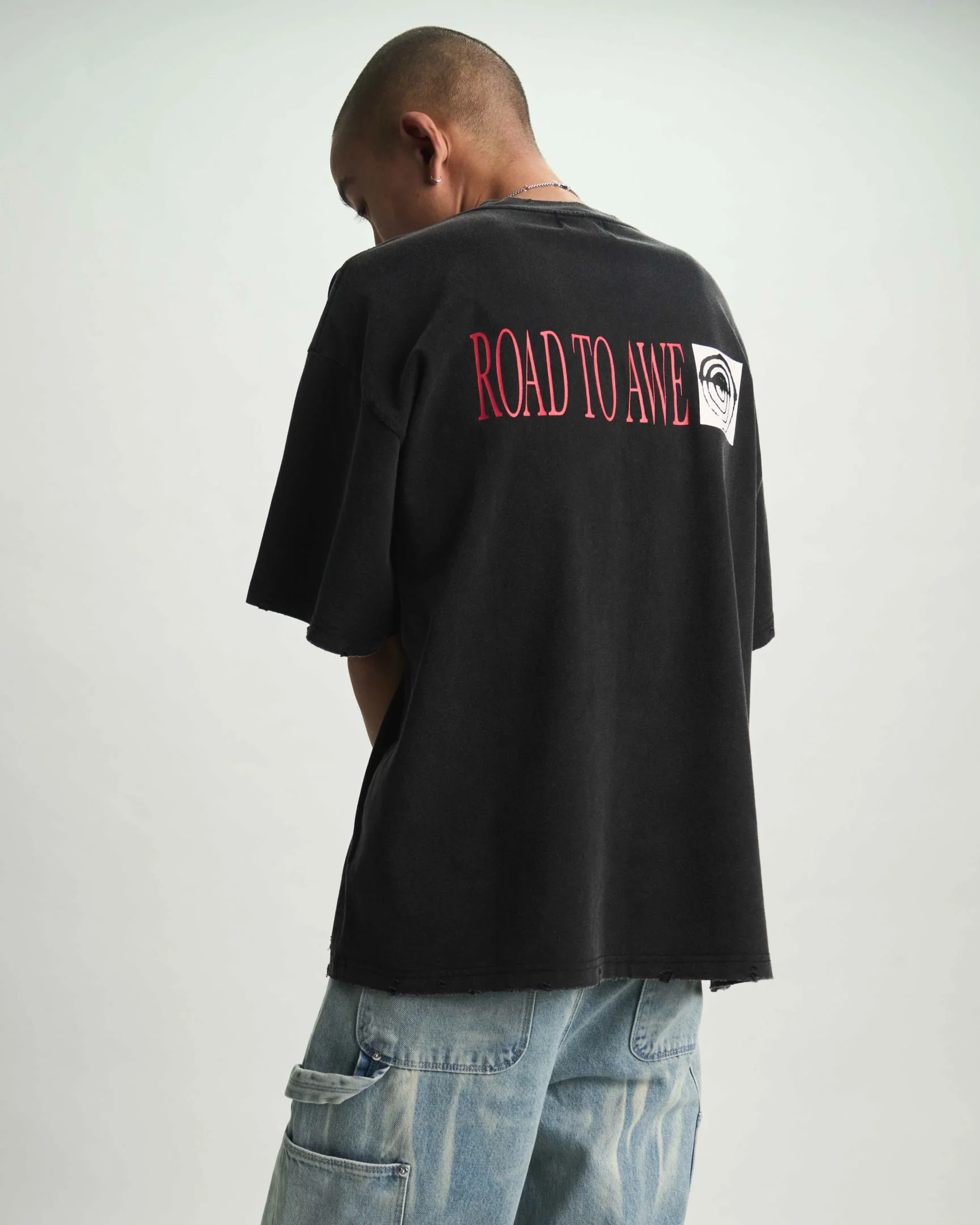 COLIN OVERSIZED SHORT SLEEVE TEE | BLACK FOREST - Image 2