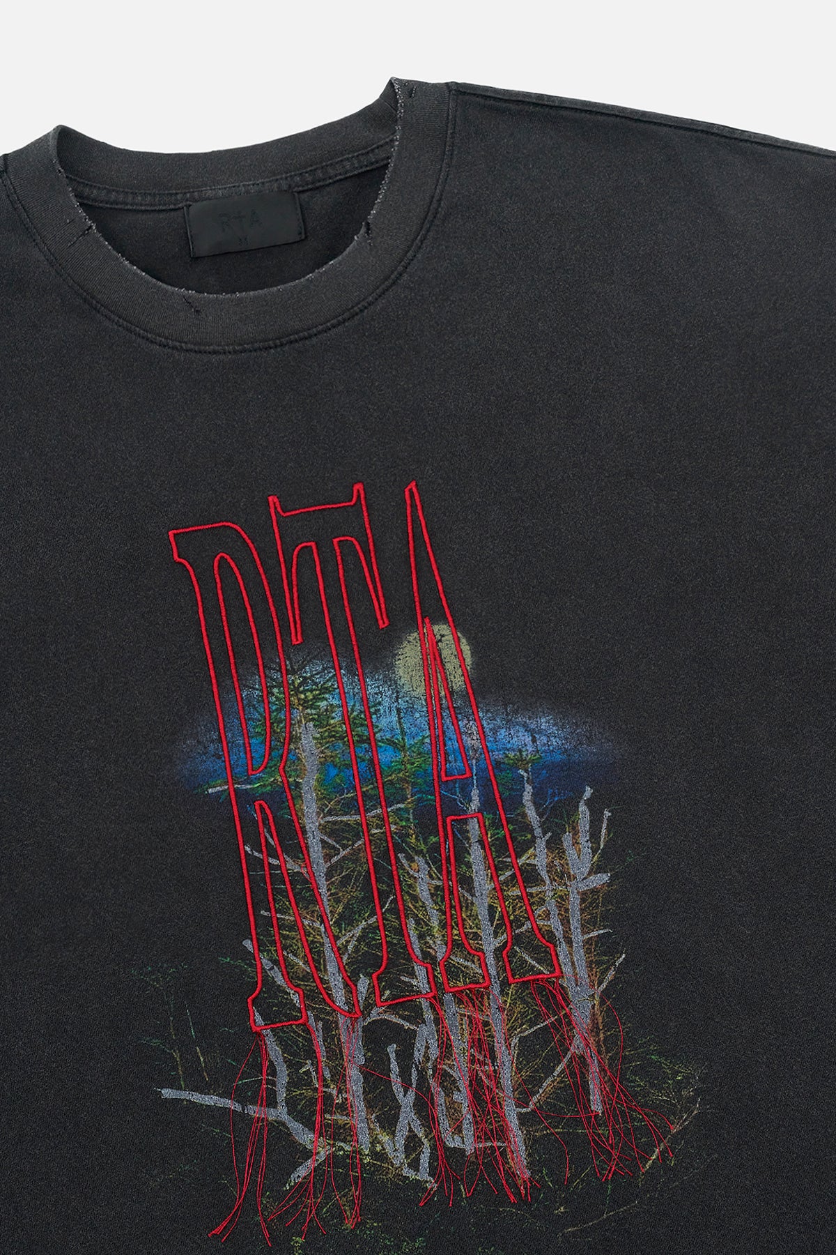COLIN OVERSIZED SHORT SLEEVE TEE | BLACK FOREST - Image 5