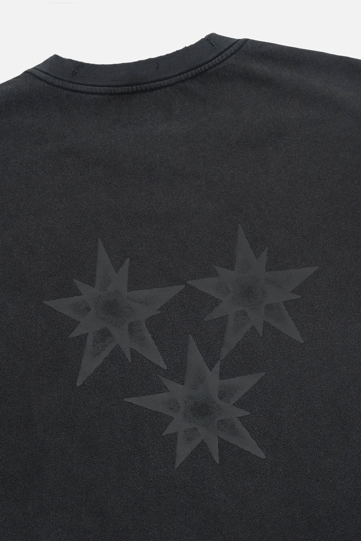 COLIN OVERSIZED SHORT SLEEVE TEE | BLACK SMOKY STARS - Image 5