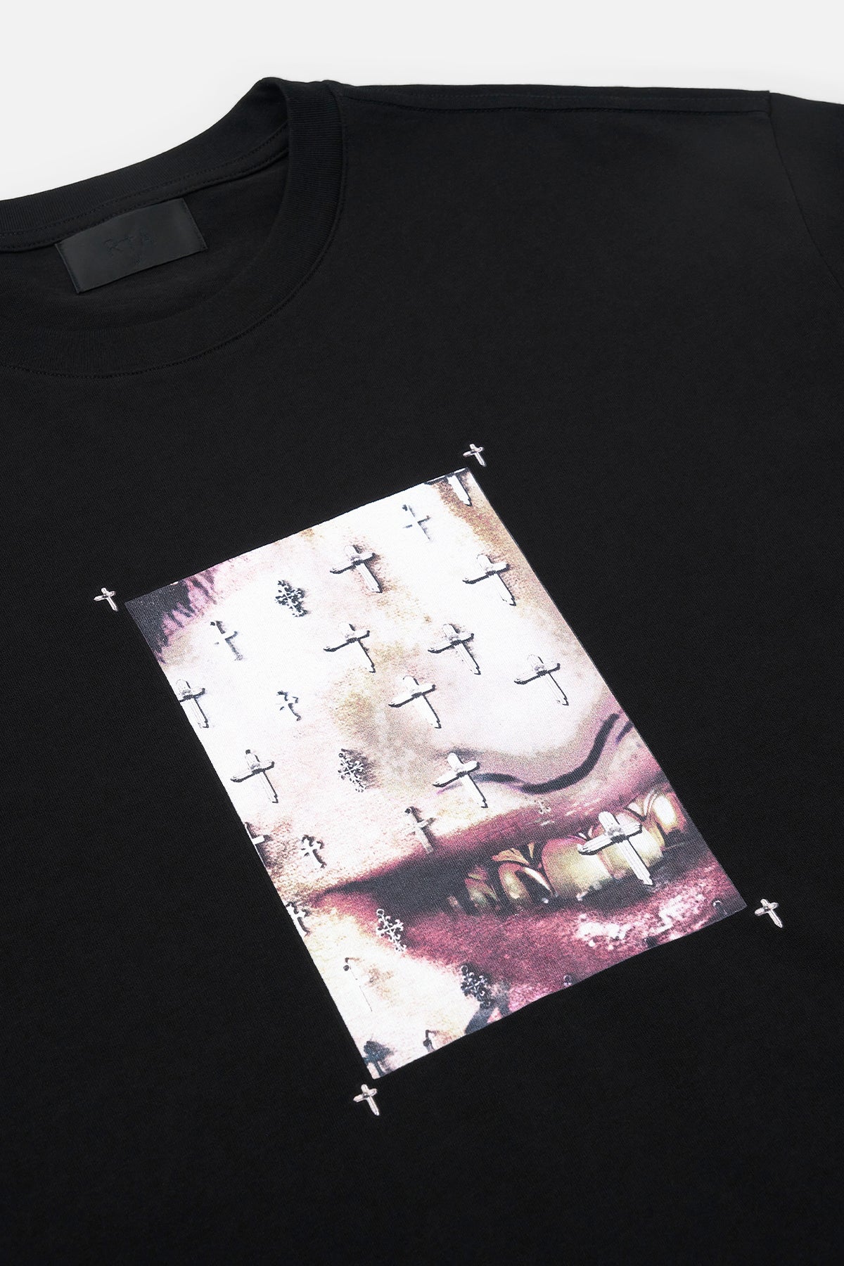 COLIN OVERSIZED SHORT SLEEVE TEE | BLACK CROSS GRILLZ - Image 3