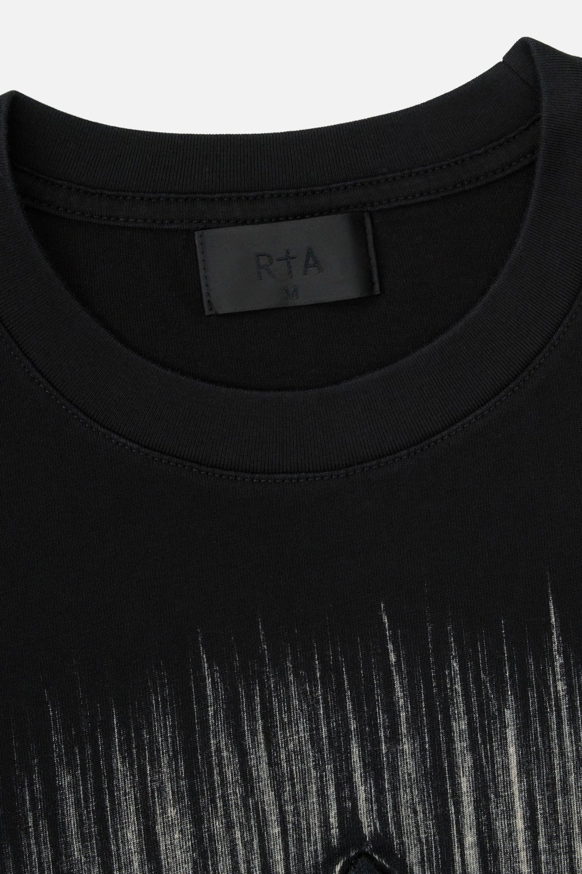 COLIN OVERSIZED SHORT SLEEVE TEE | BLACK ETCHED MONOGRAM - Image 4