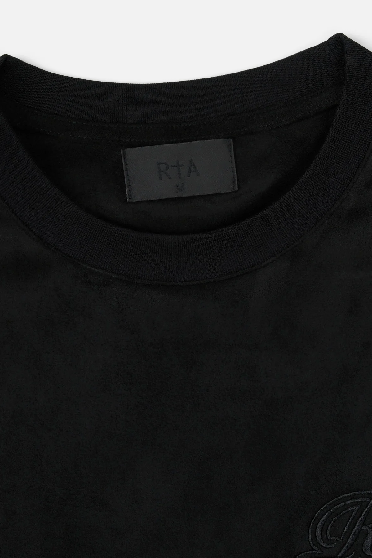 COLIN OVERSIZED SHORT SLEEVE TEE | BLACK SCRIPT LOGO - Image 8