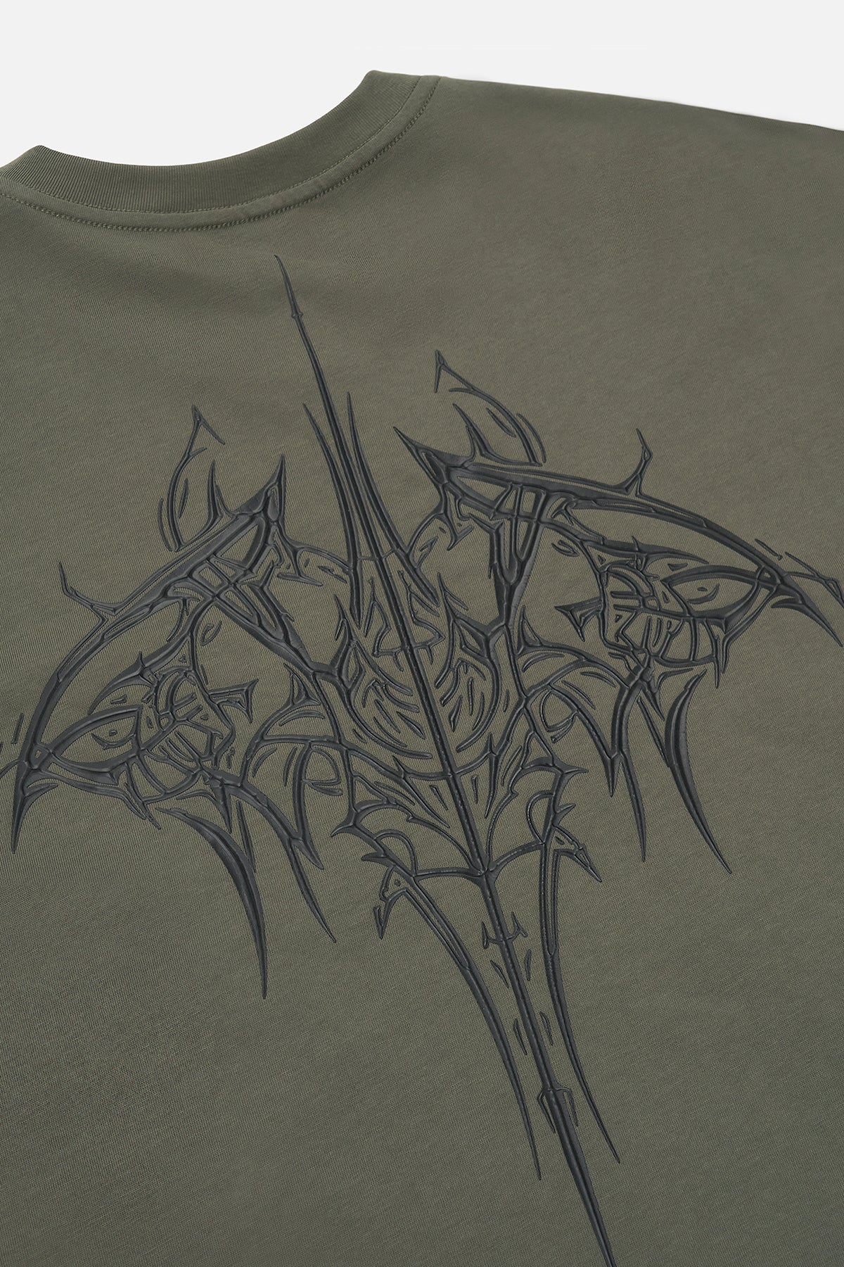 COLIN OVERSIZED SHORT SLEEVE TEE | OLIVE RTA SIGILISM - Image 4