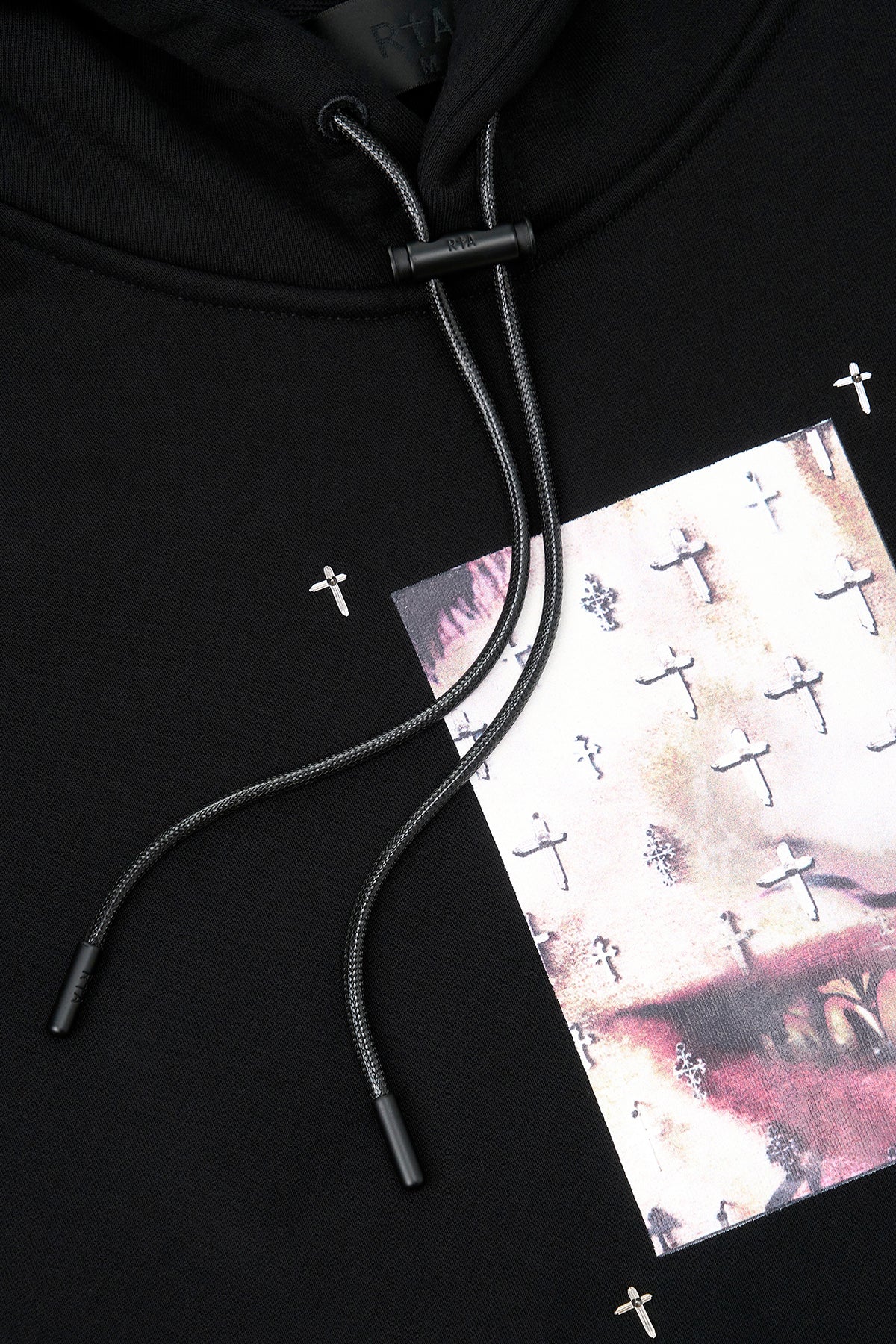 DION HOODIE | BLACK CROSS GRILLZ - Image 3
