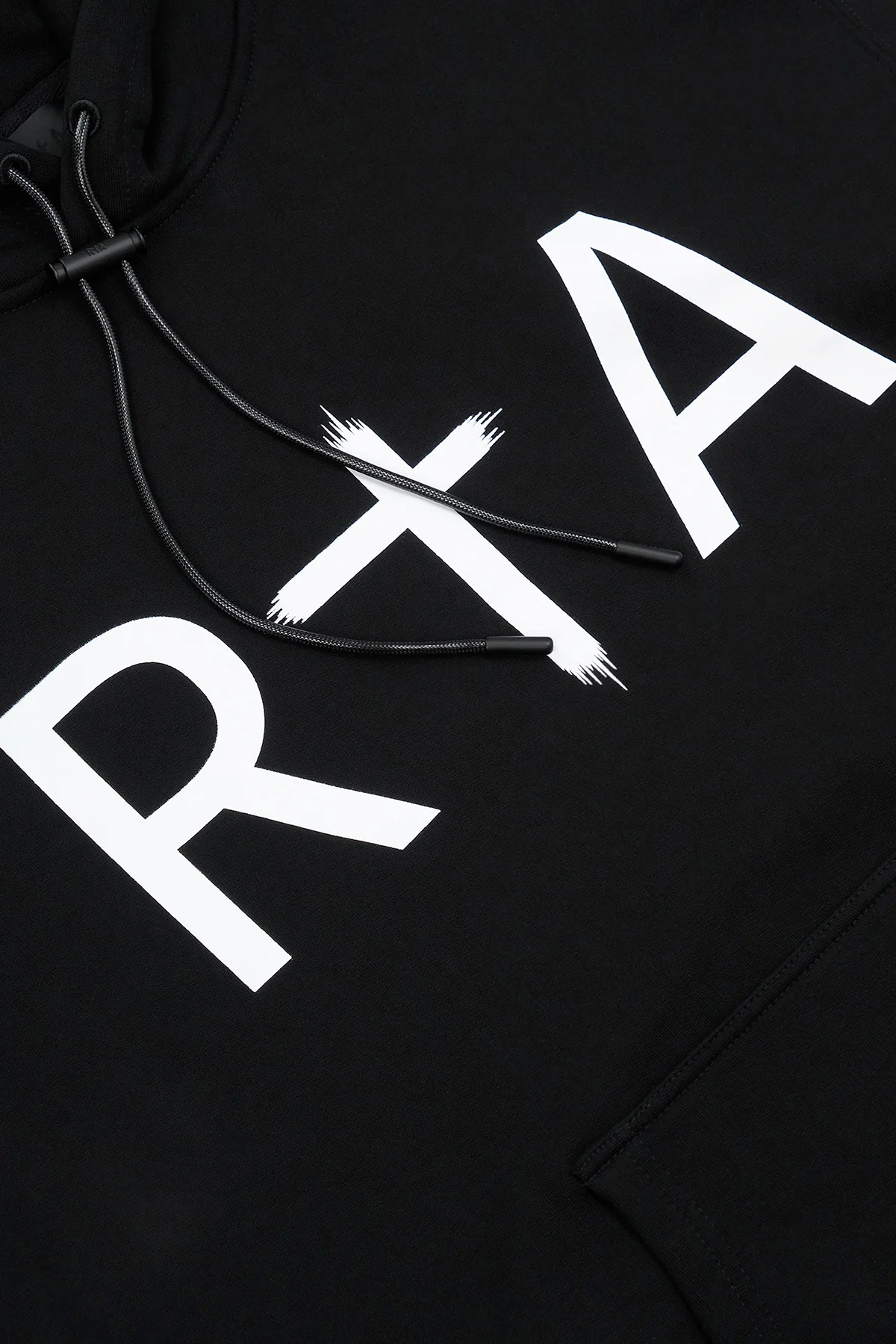 DION HOODIE | BLACK WHITE RTA - Image 3