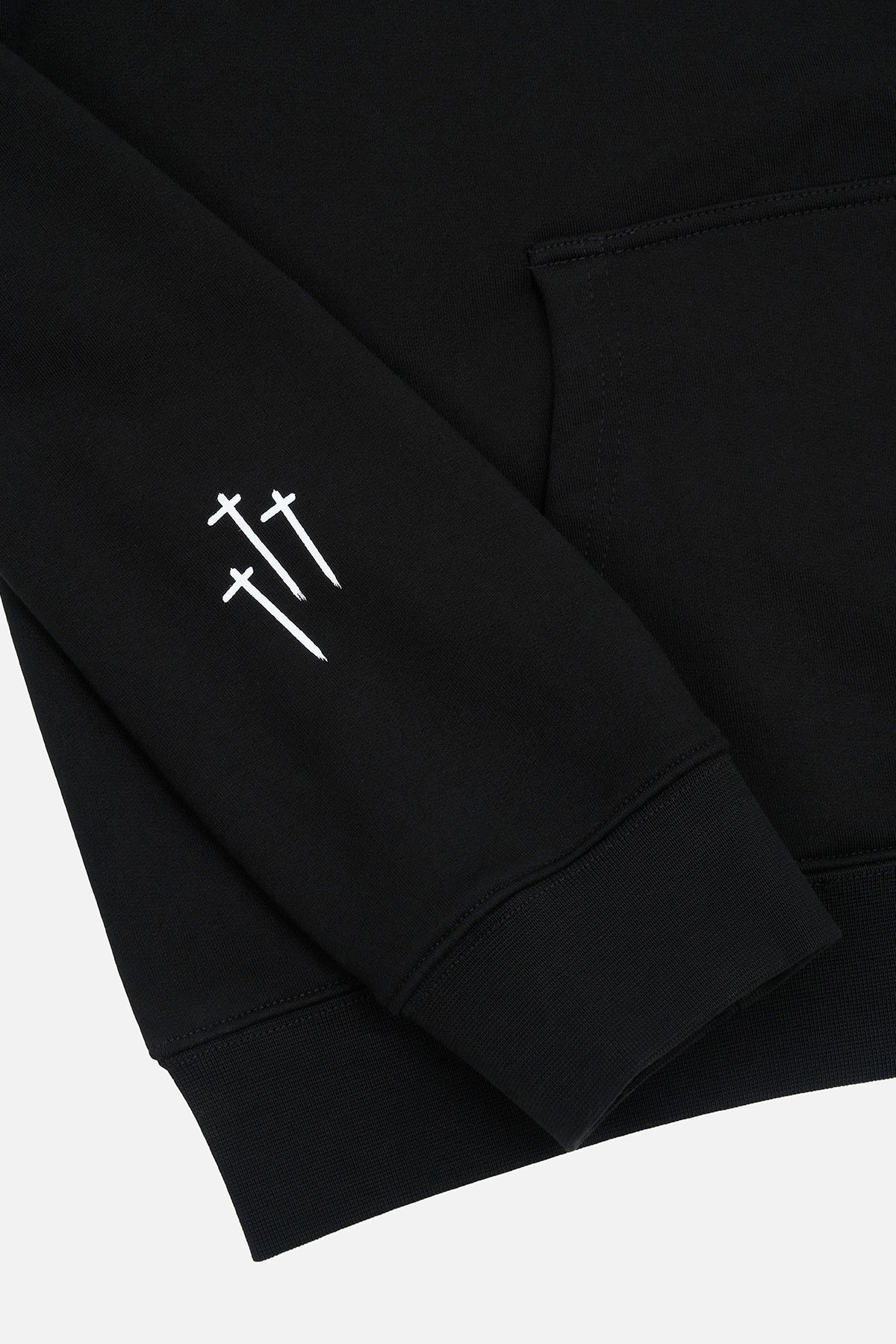 DION HOODIE | BLACK WHITE RTA - Image 4