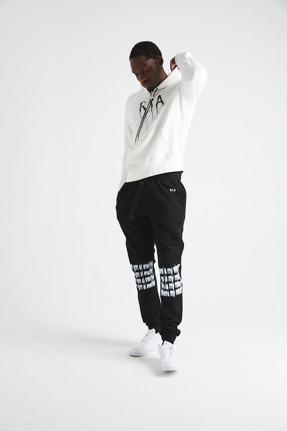 DION HOODIE | WHITE WATERCOLOR - Image 3