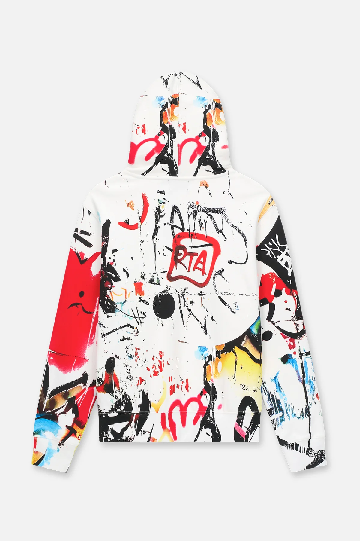 DION HOODIE | WHITE GRAFFITI - Image 2