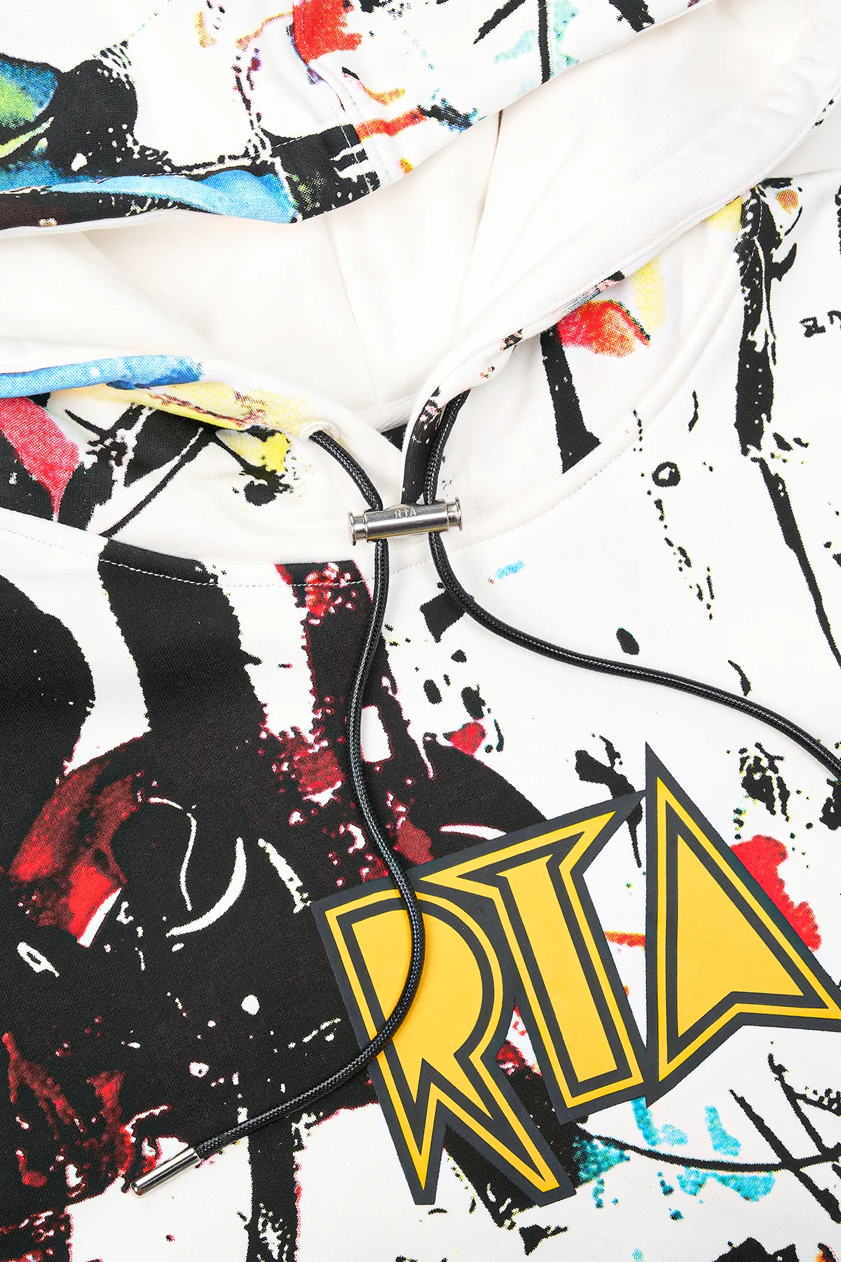 DION HOODIE | WHITE GRAFFITI - Image 3