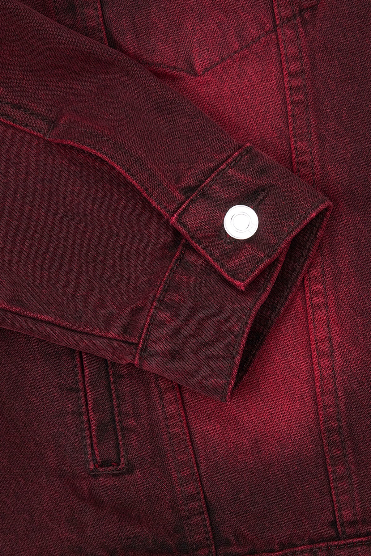 ELMER DENIM JACKET | RED GRAIN - Image 4