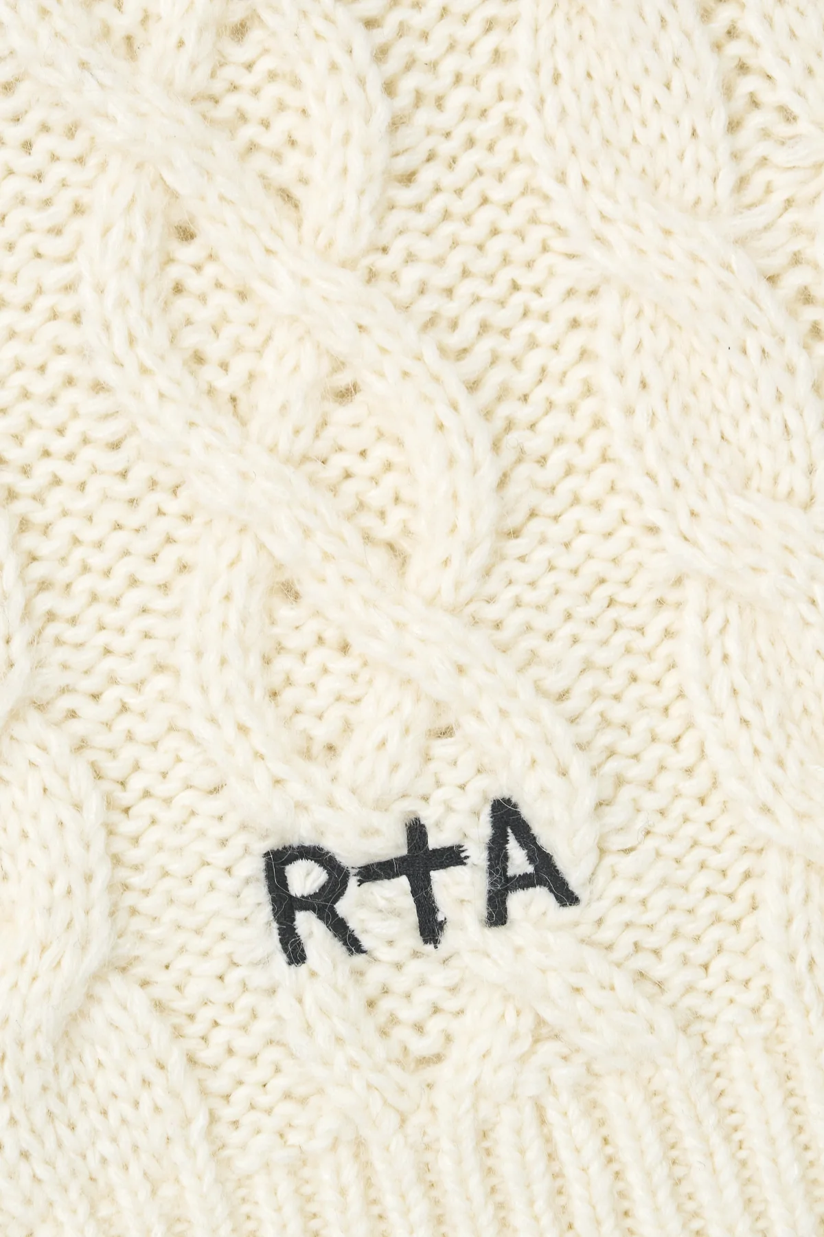 ETHAN CABLE KNIT SWEATER | WHITE CABLE KNIT - Image 5