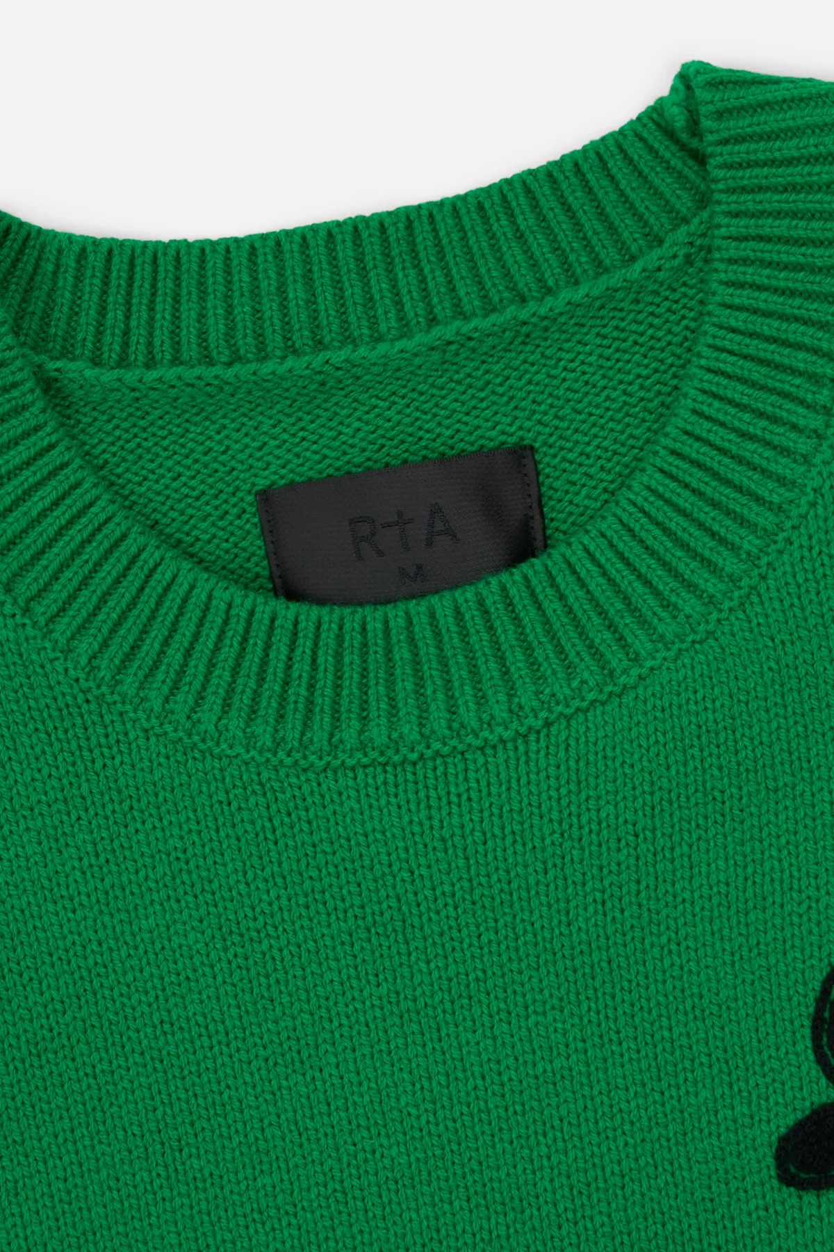 ETHAN SWEATER | GREEN SCRIPT LOGO - Image 7
