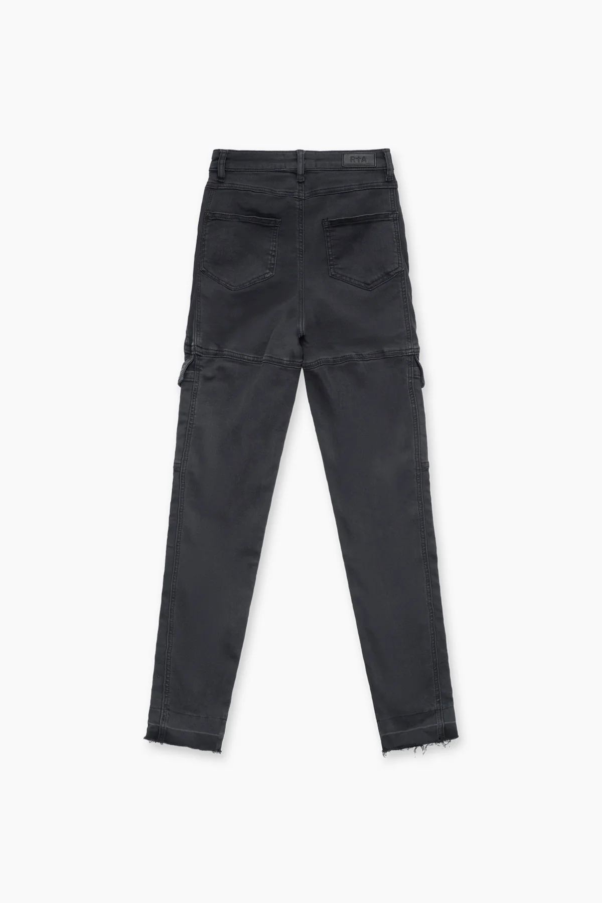 EVA DENIM SLIM CARGO | DENIM CHARCOAL - Image 4
