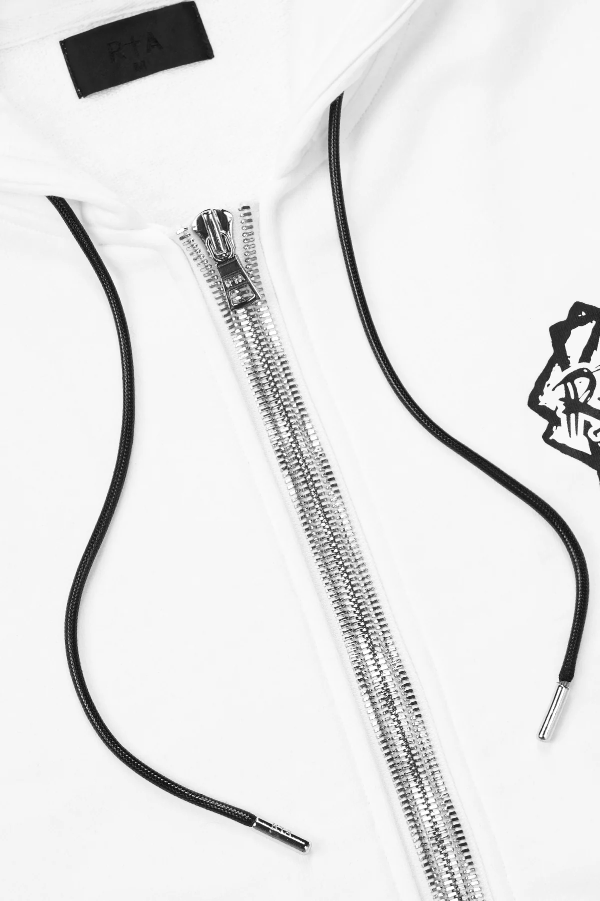 FLOYD ZIP UP HOODIE | WHITE METAL ROAD TO AWE - Image 4