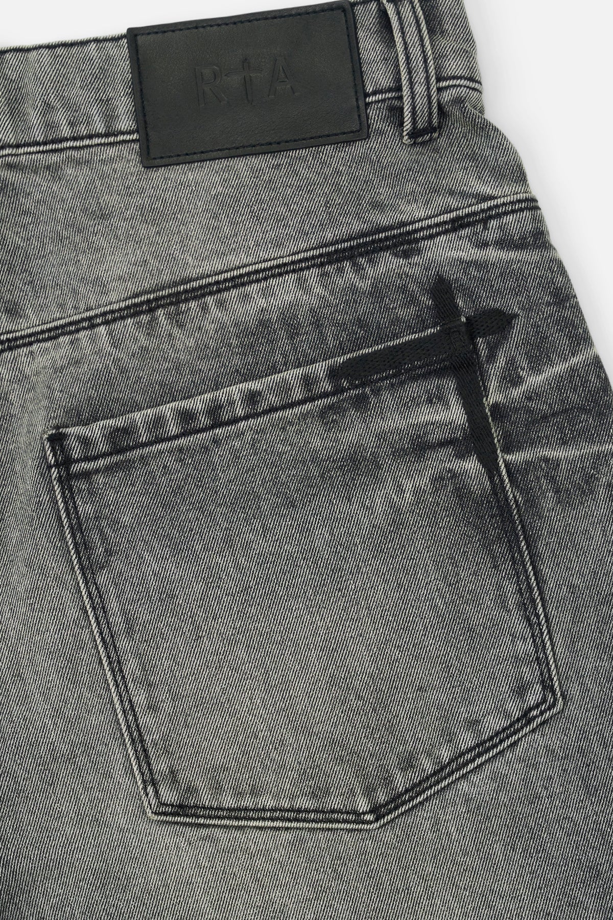 FRANCO WIDE LEG JEAN | IRON HAZE CROSS TRIAD - Image 5