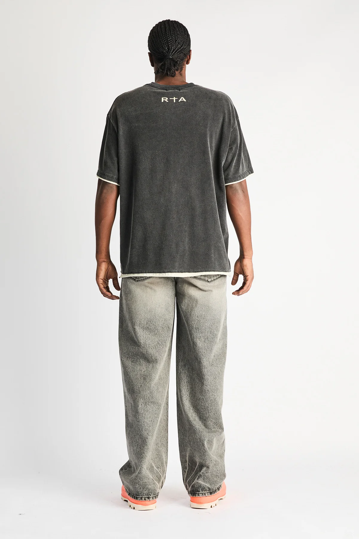 FRANCO WIDE LEG JEAN | IRON HAZE CROSS TRIAD - Image 7