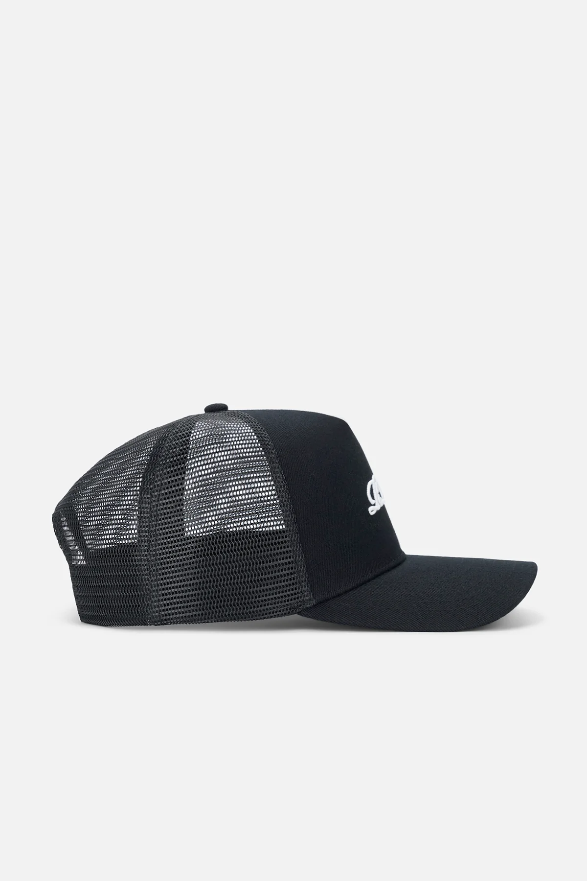 GIDEON TRUCKER HAT | BLACK CURSIVE RTA - Image 4