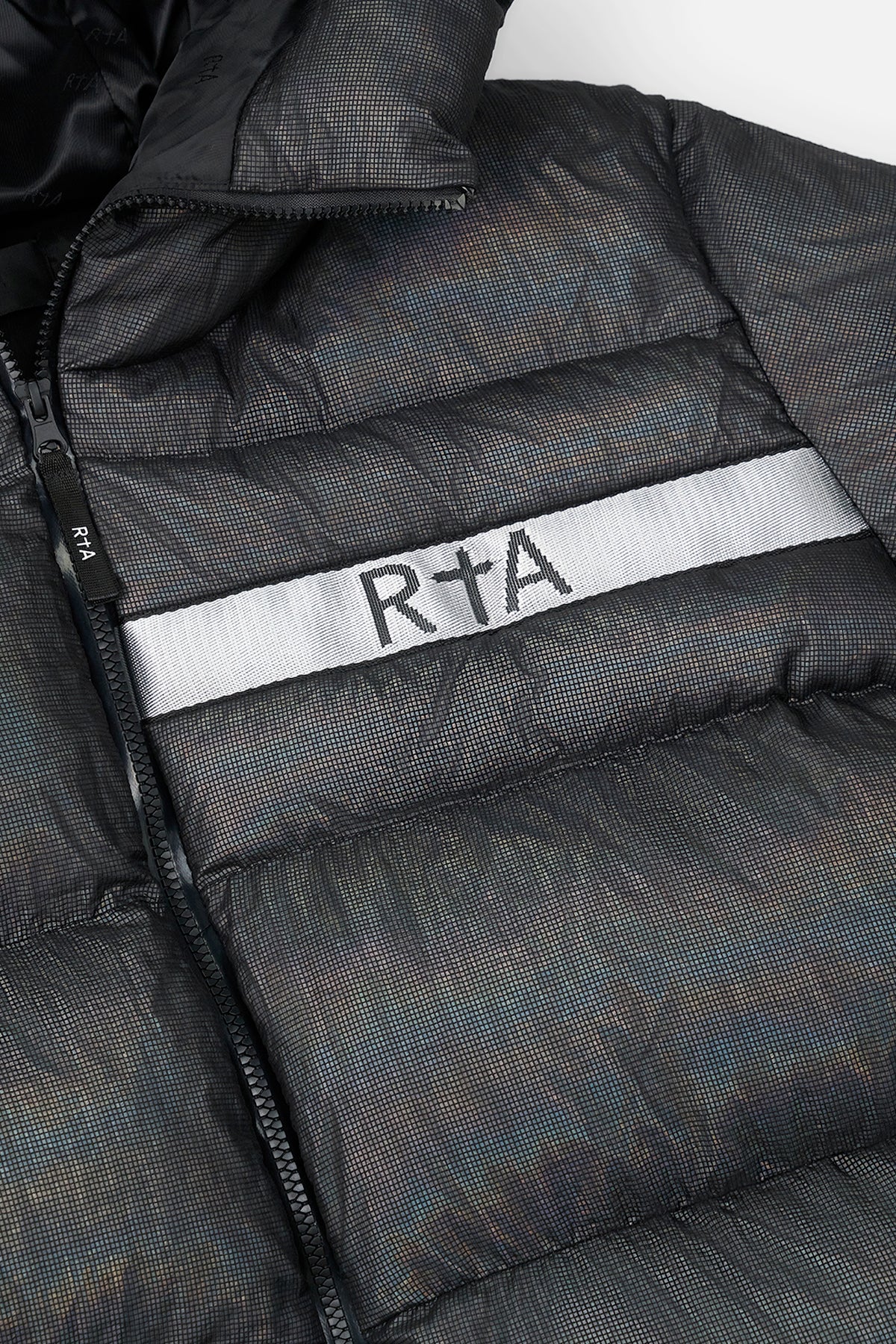 GRANT PUFFER JACKET | BLACK HOLOGRAM - Image 3