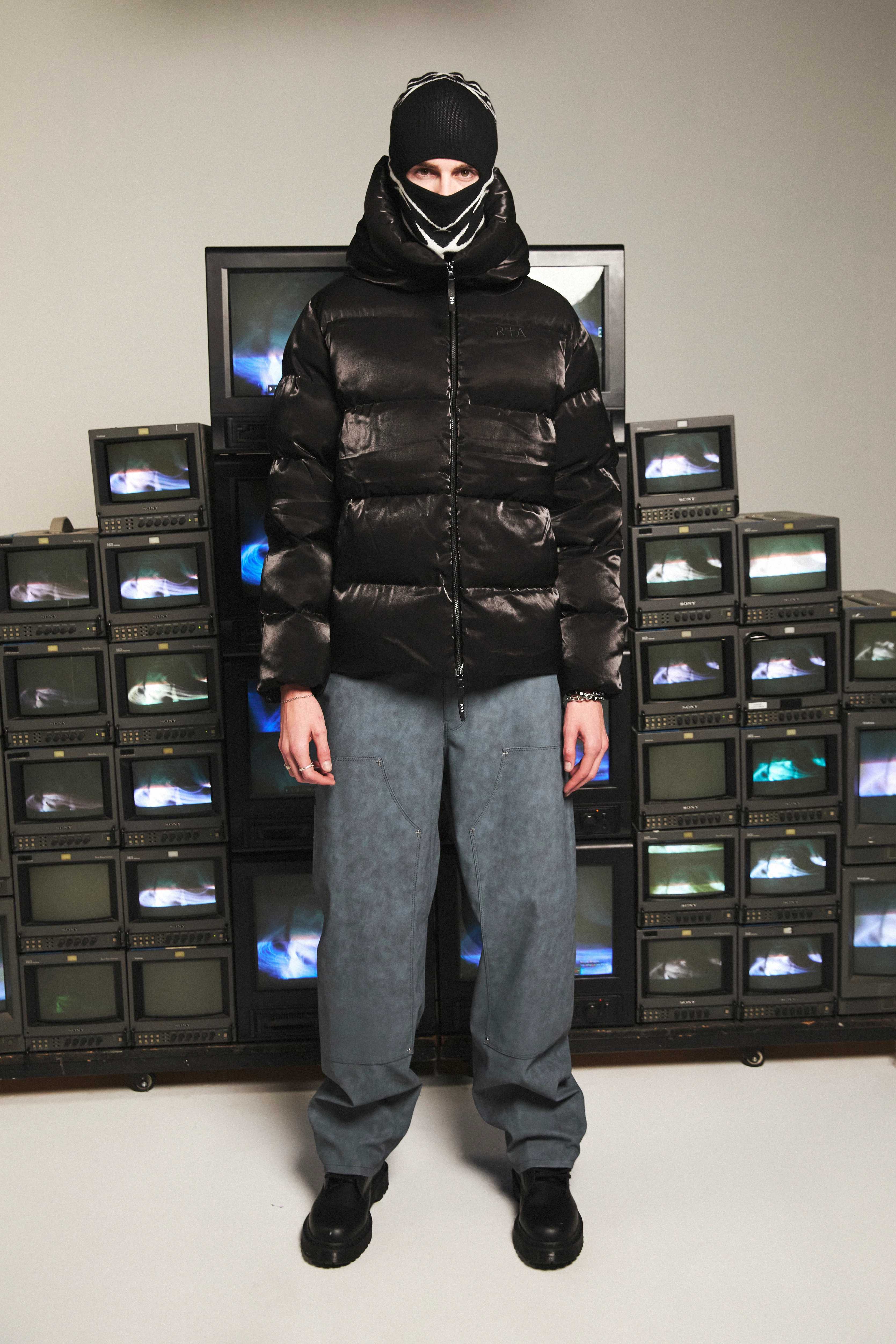 GRANT PUFFER JACKET | BLACK LUMINOUS