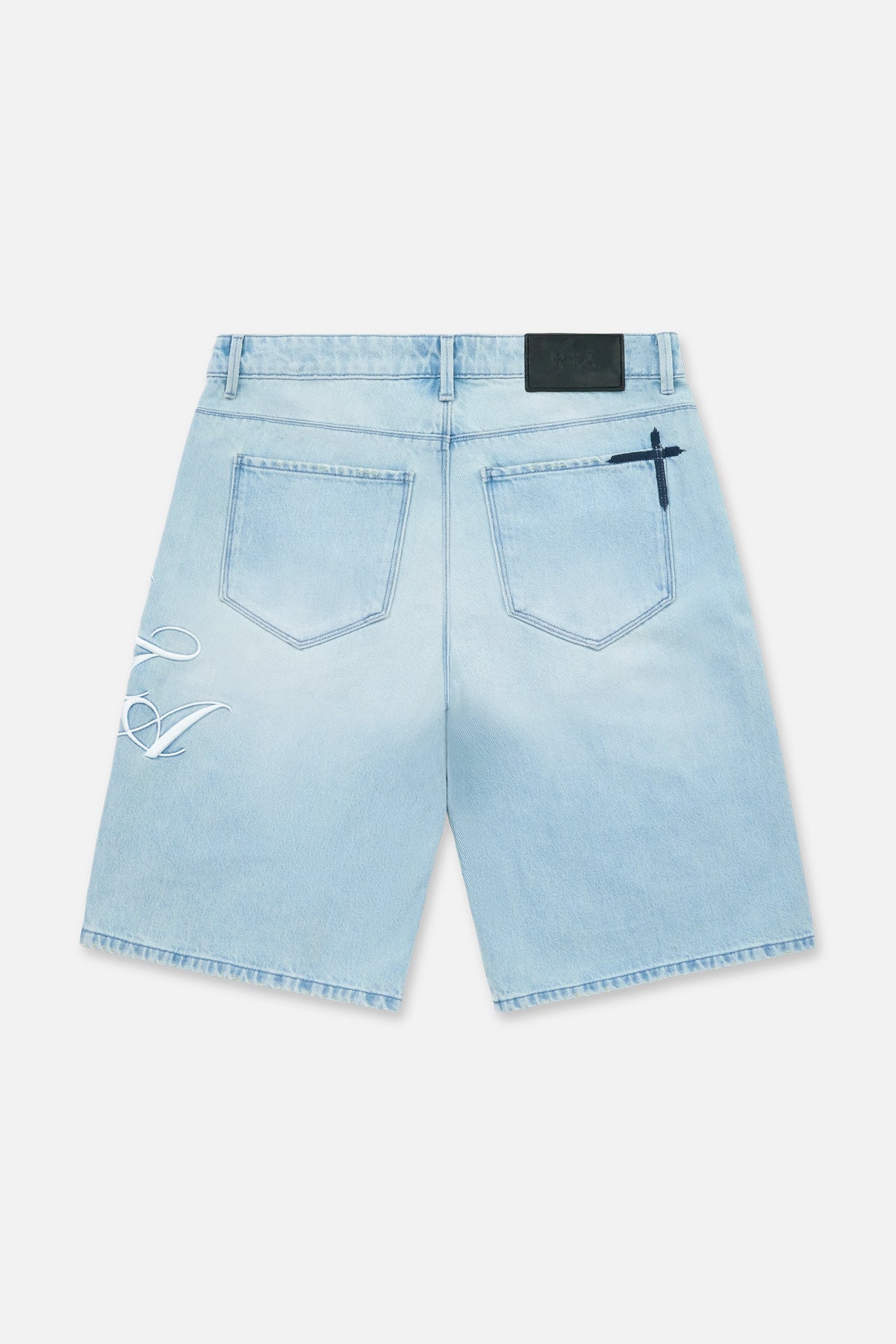 GUSTAVO DENIM SHORT | SOFT HORIZON CURSIVE - Image 5